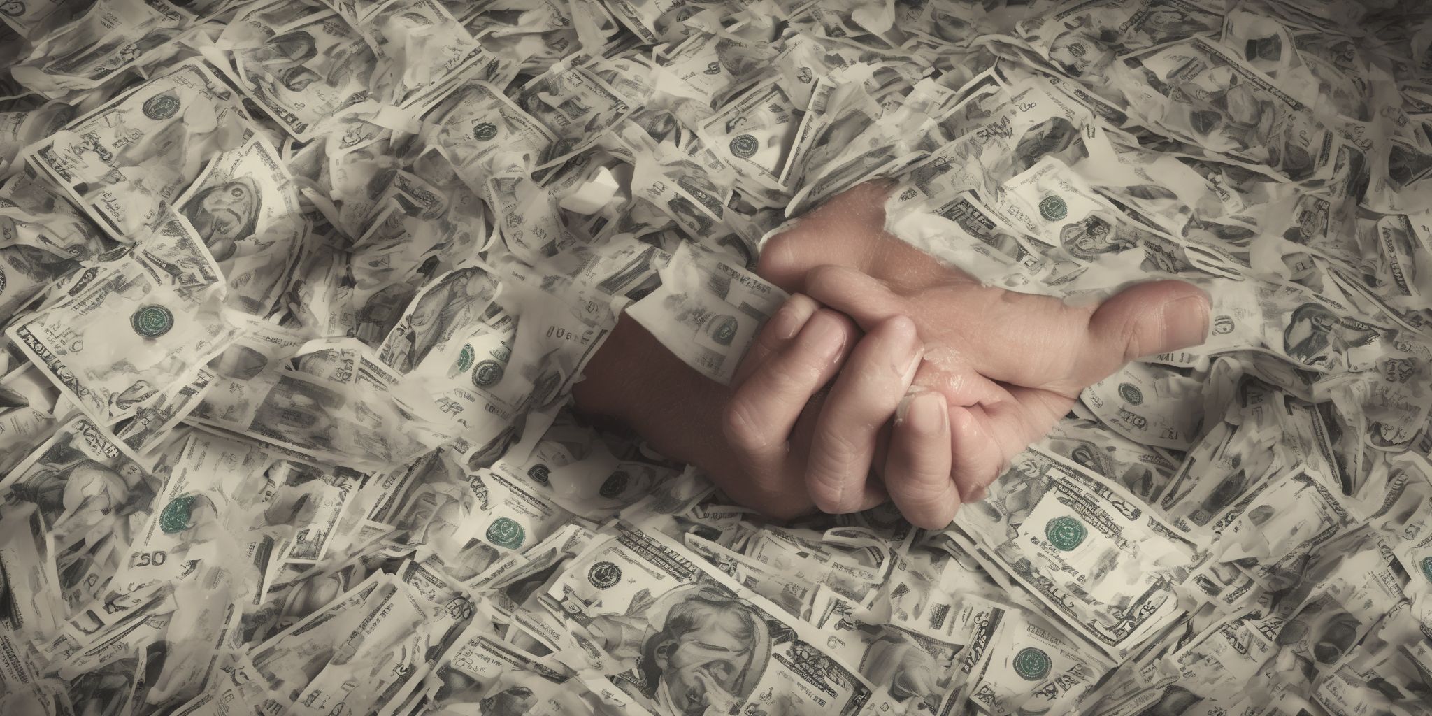 Debt forgiveness  in realistic, photographic style
