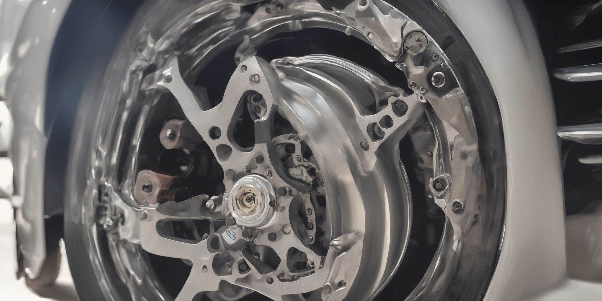 Brakes  in realistic, photographic style