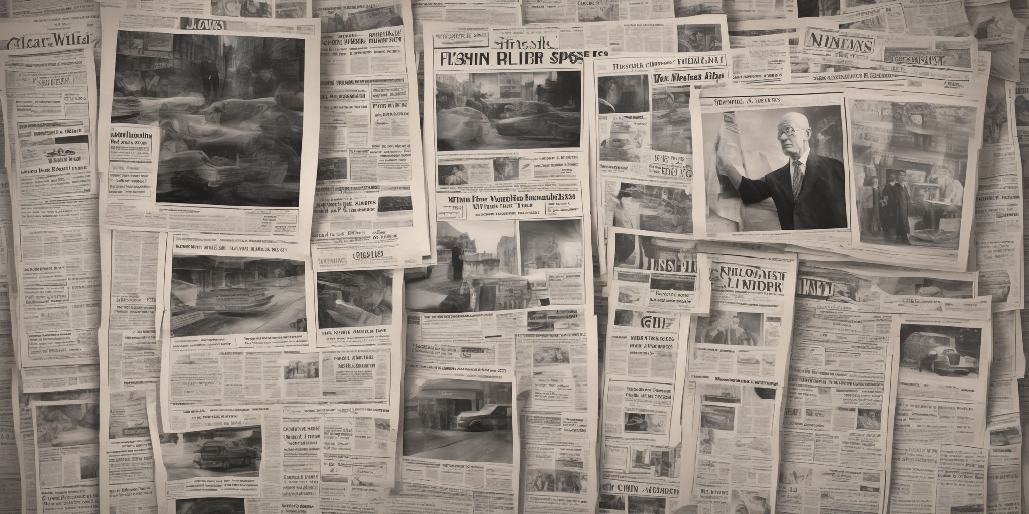 Newspaper  in realistic, photographic style