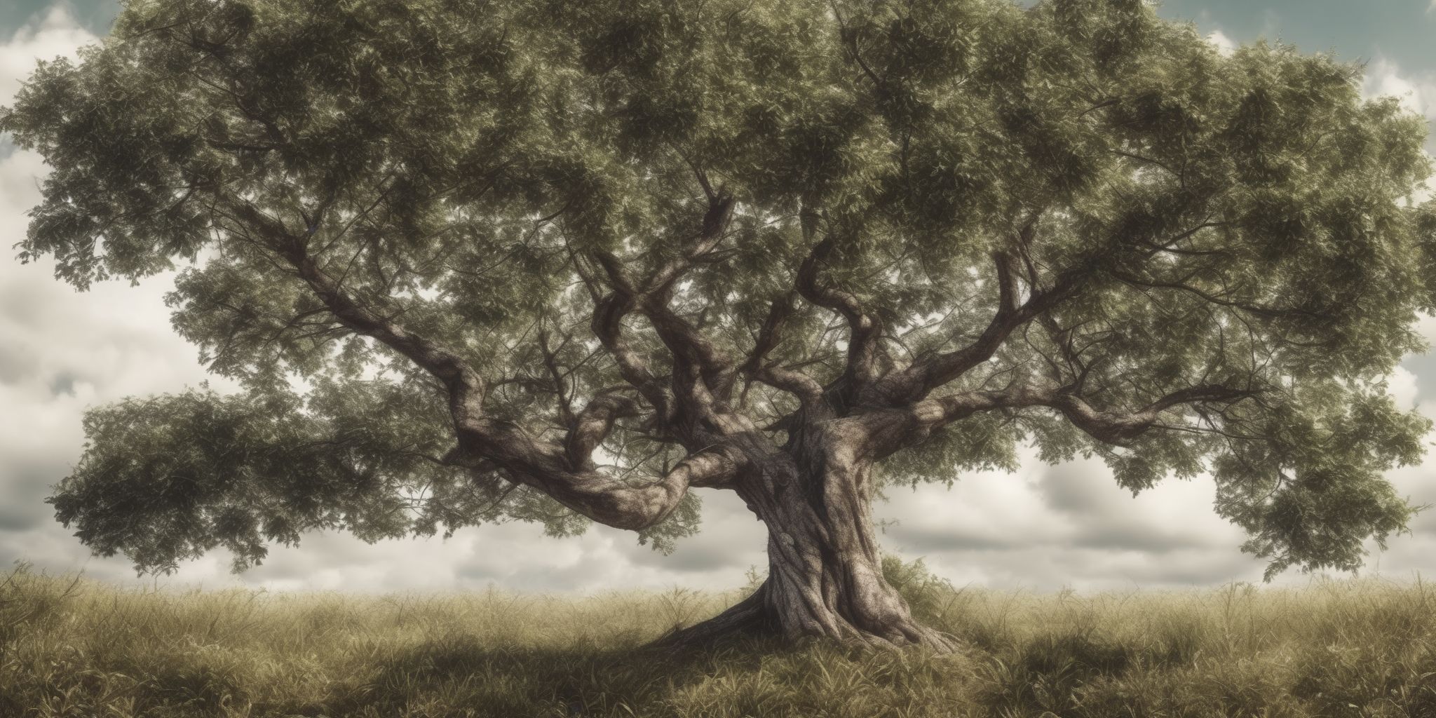 Tree  in realistic, photographic style