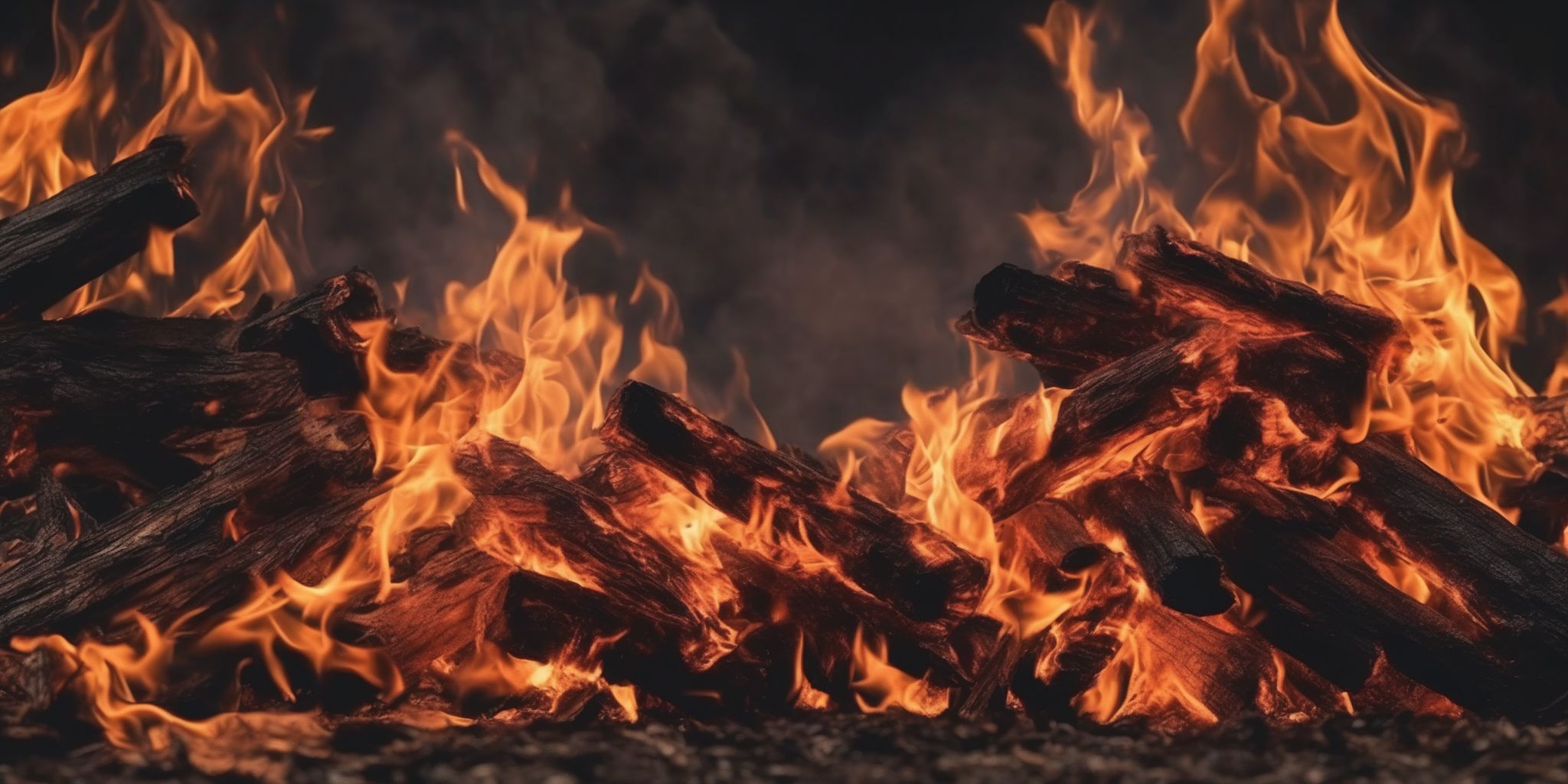 Fire  in realistic, photographic style