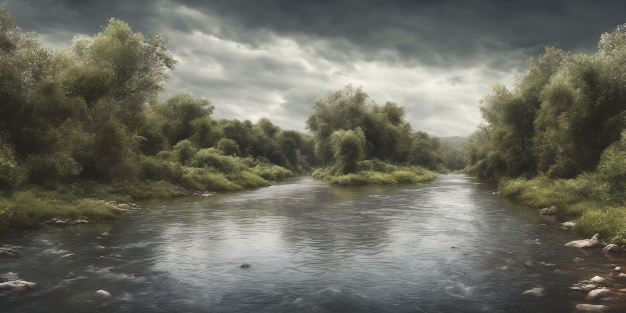 River  in realistic, photographic style