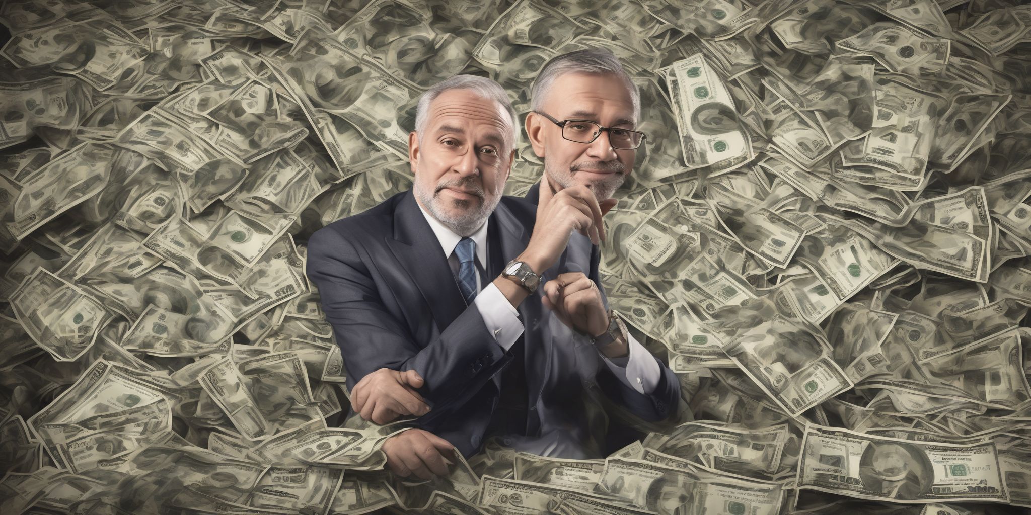 Wealth expert  in realistic, photographic style