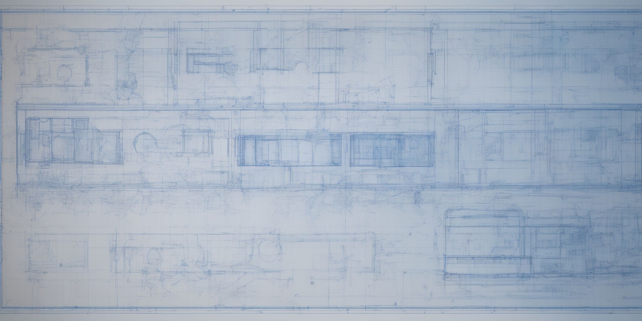 Blueprint  in realistic, photographic style