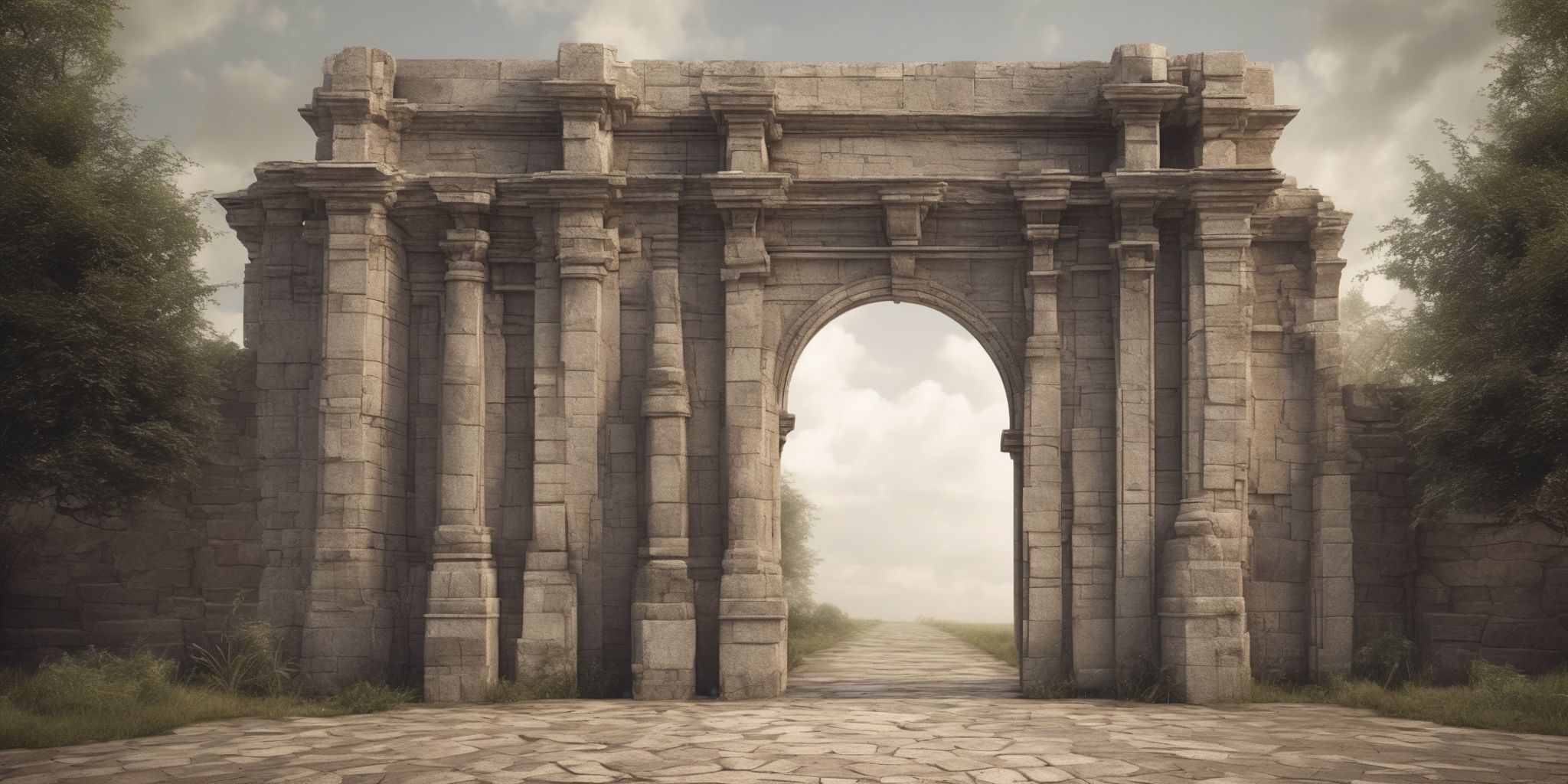 Gateway  in realistic, photographic style