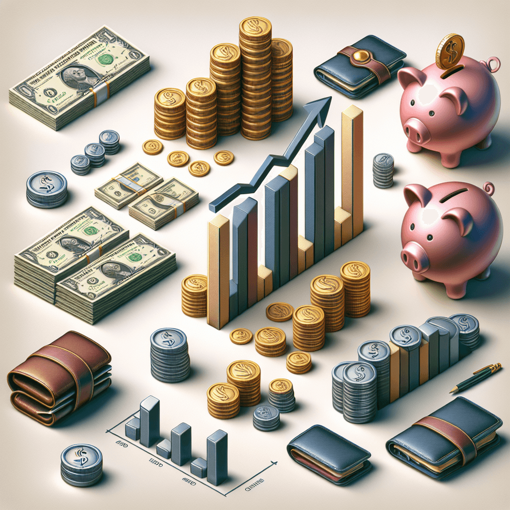 Earnings  in realistic, photographic style