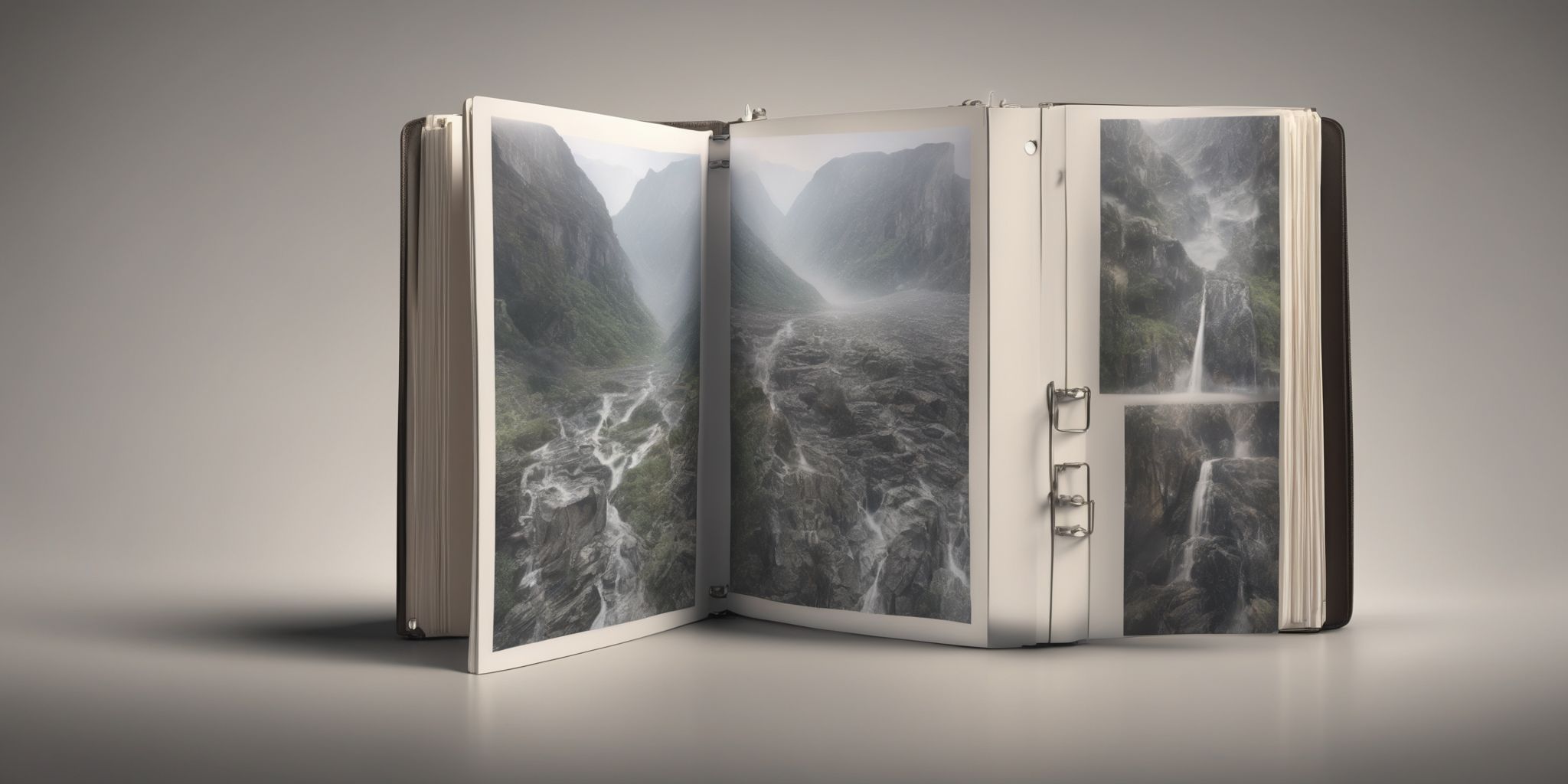 Binder  in realistic, photographic style