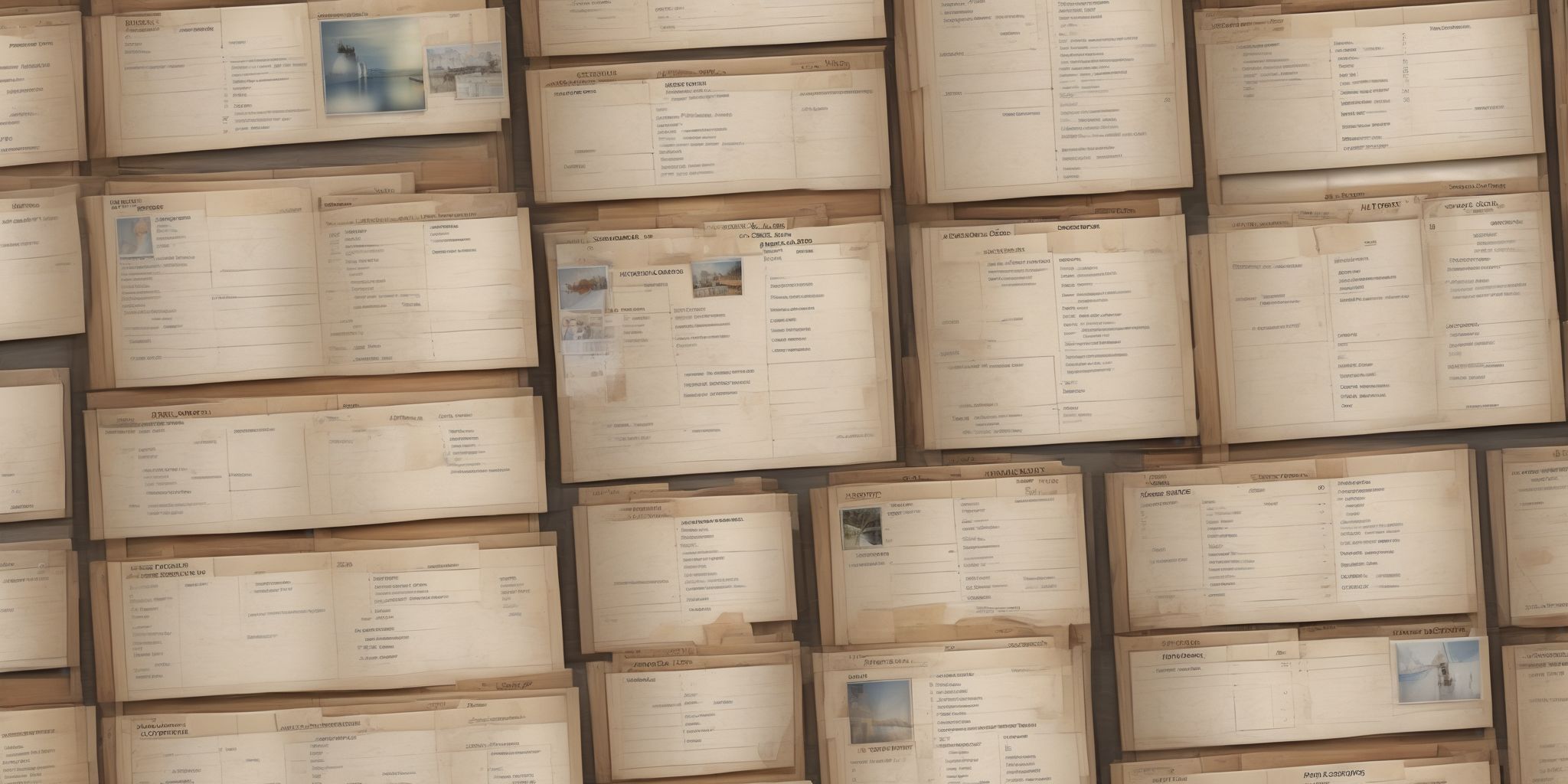 Directory  in realistic, photographic style