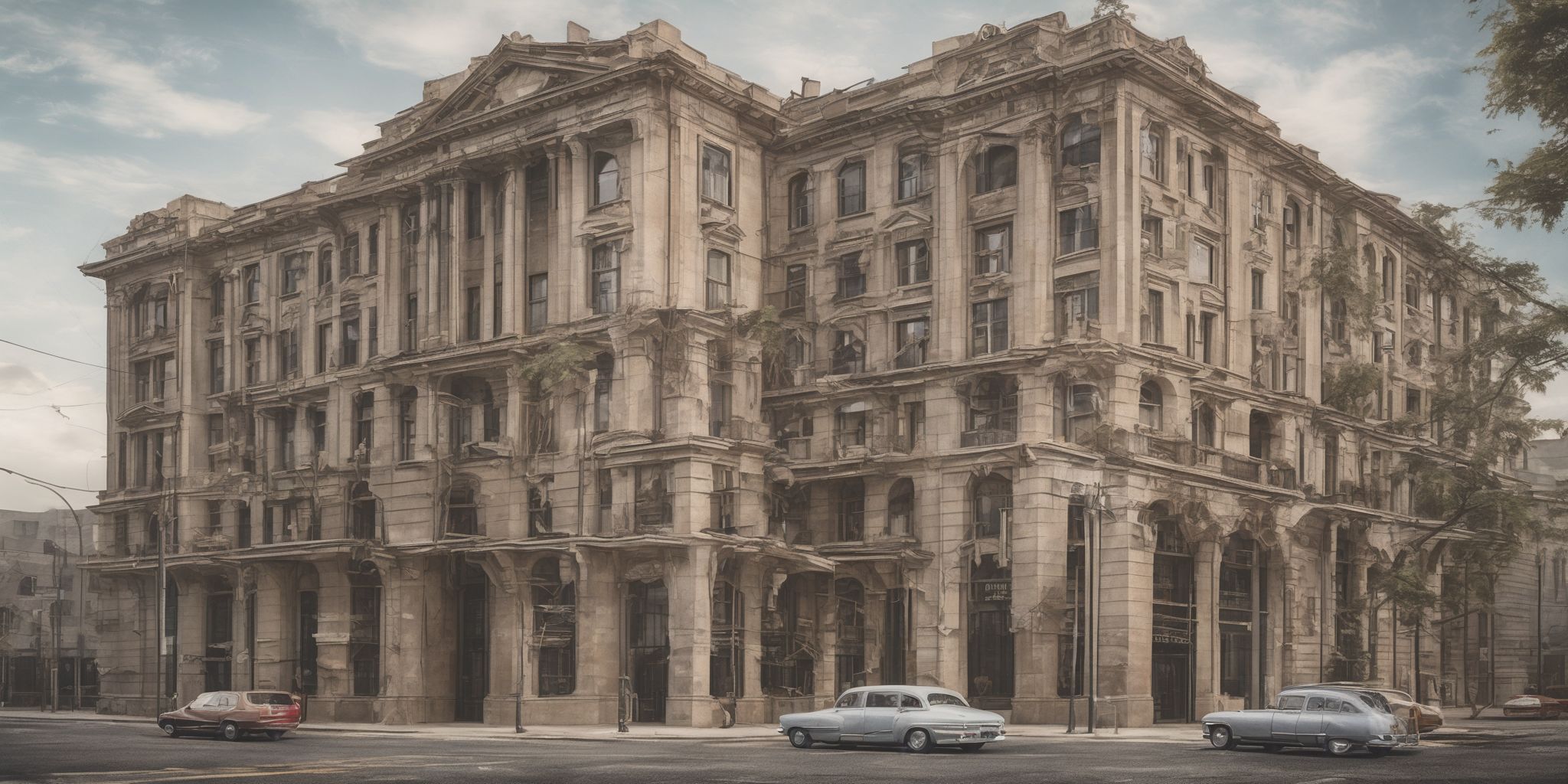 Credit building  in realistic, photographic style