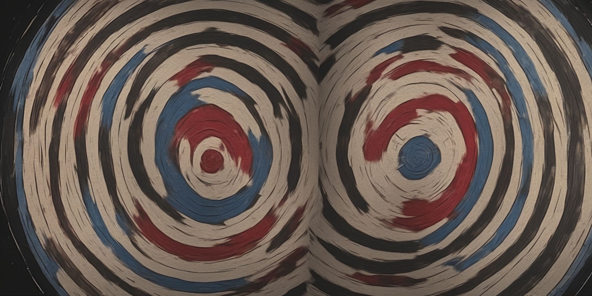 Bullseye  in realistic, photographic style