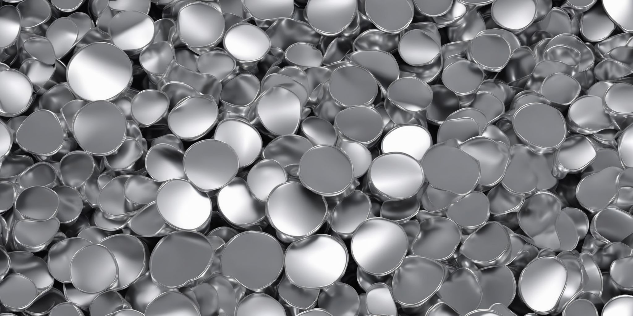 Aluminum  in realistic, photographic style