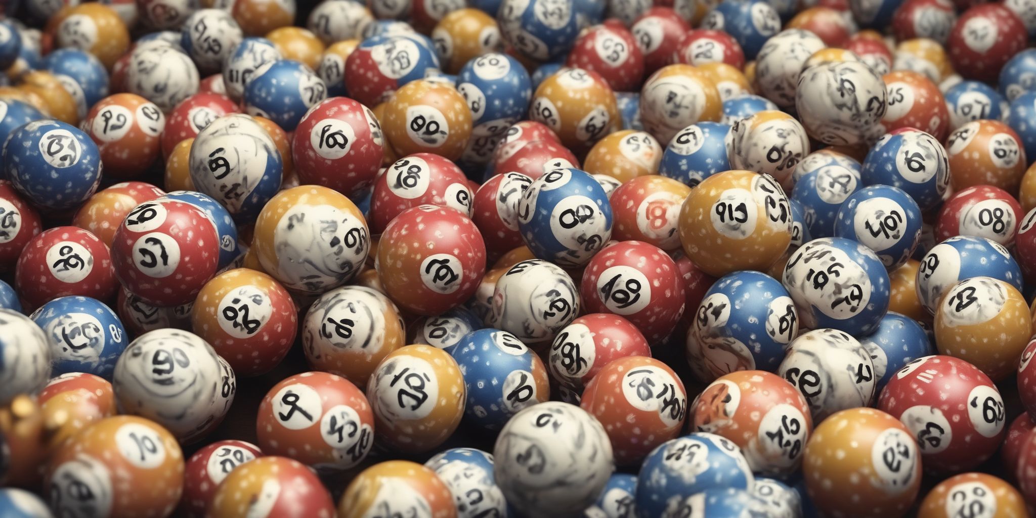 Lottery  in realistic, photographic style