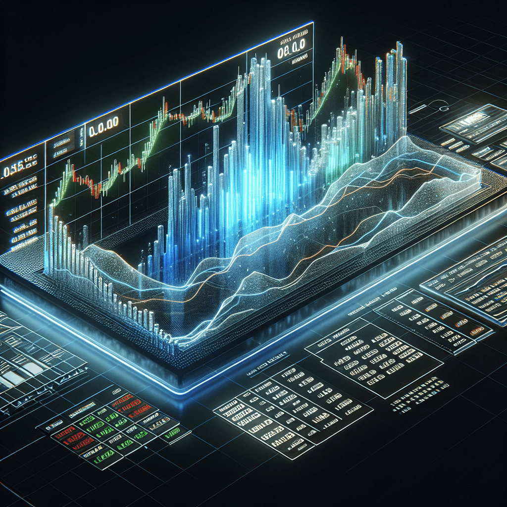 Stock Ticker  in realistic, photographic style