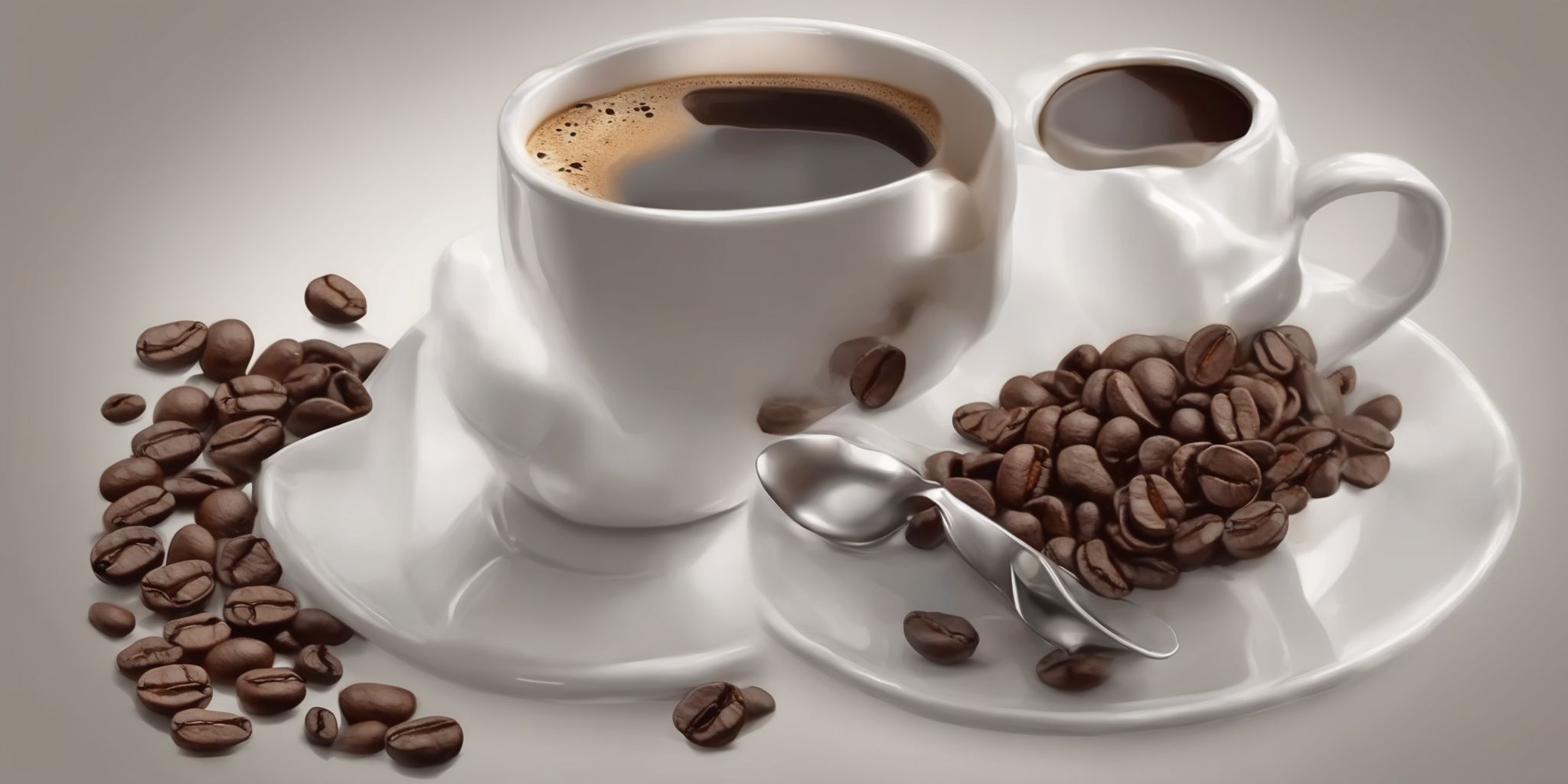 Coffee  in realistic, photographic style