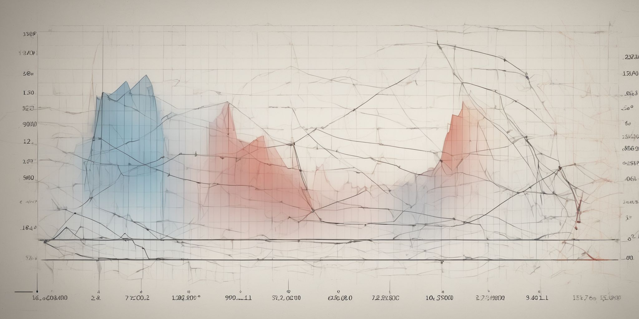 Graph  in realistic, photographic style