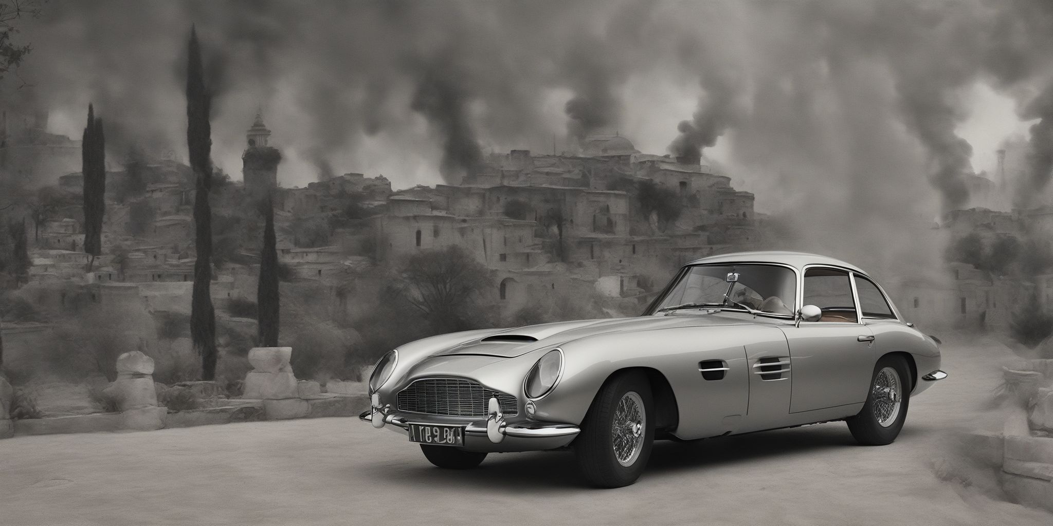 Bond  in realistic, photographic style