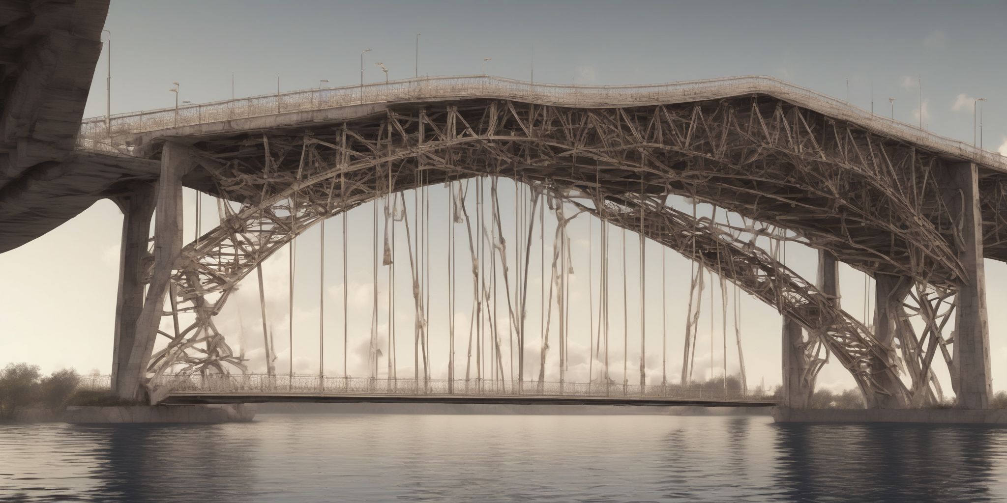 Bridge  in realistic, photographic style