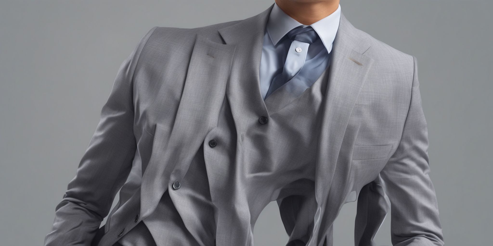 Suit  in realistic, photographic style
