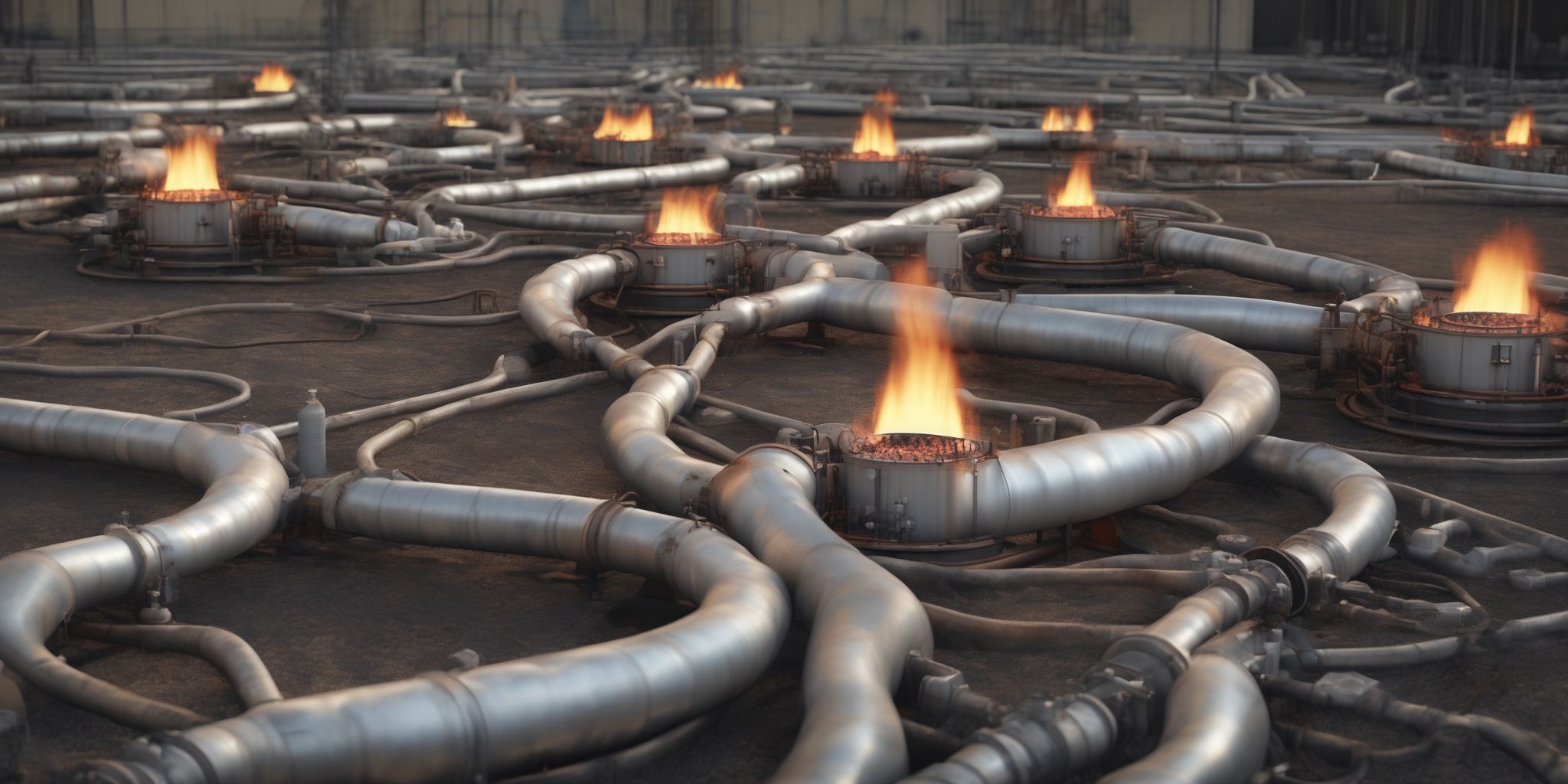 Natural gas  in realistic, photographic style