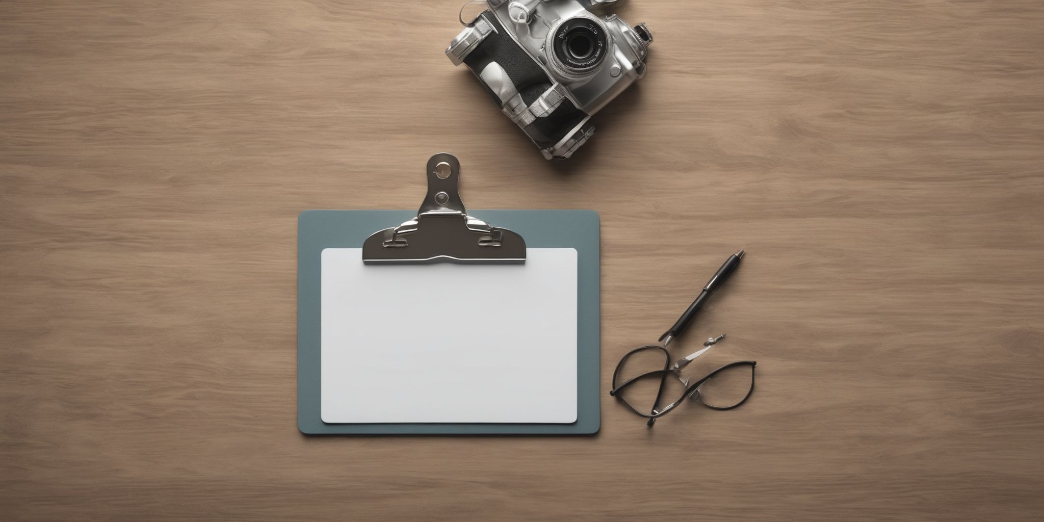 Clipboard  in realistic, photographic style