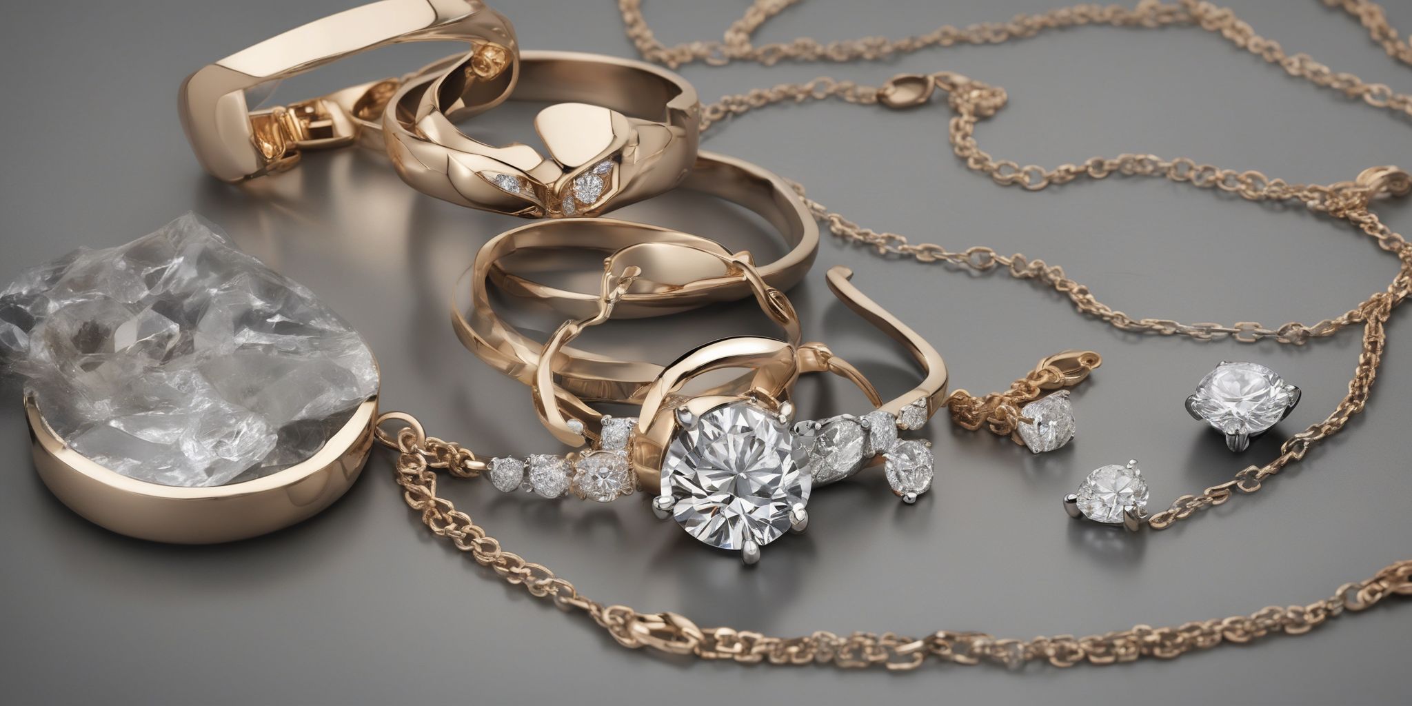 Collateral jewelry  in realistic, photographic style