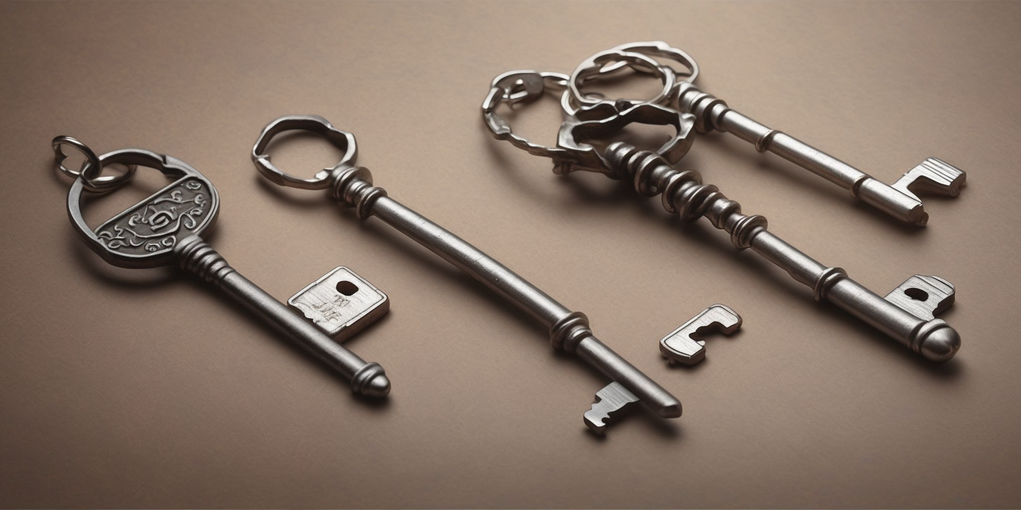 Key  in realistic, photographic style