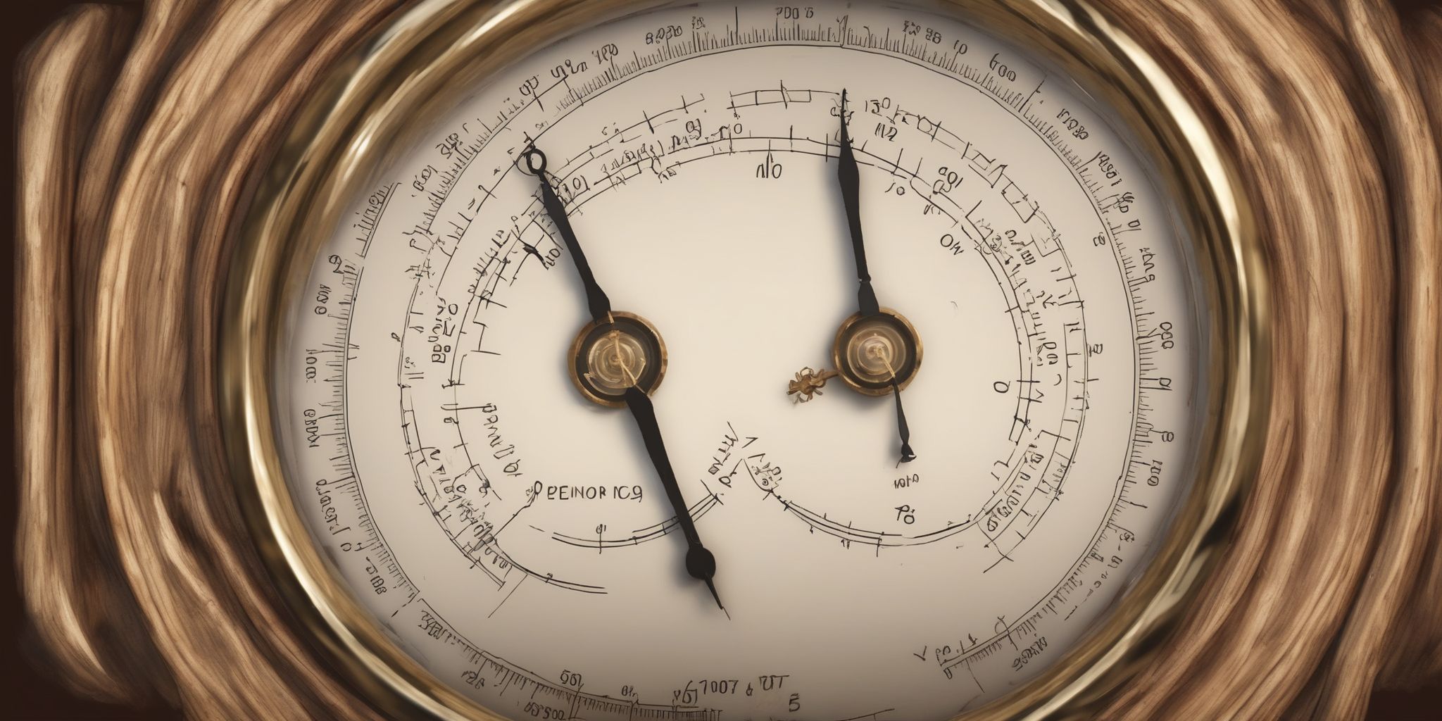 Barometer  in realistic, photographic style
