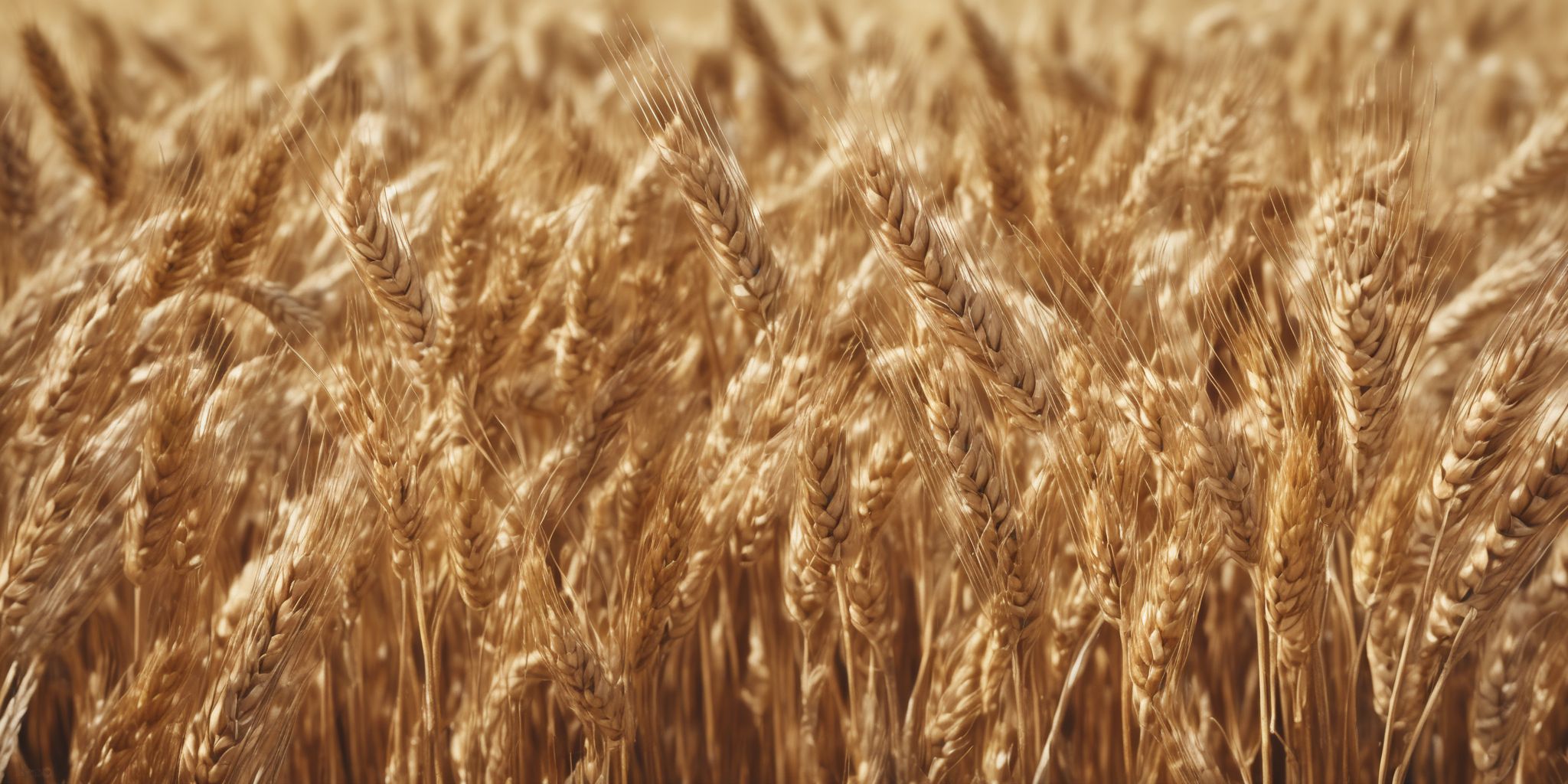 Wheat  in realistic, photographic style