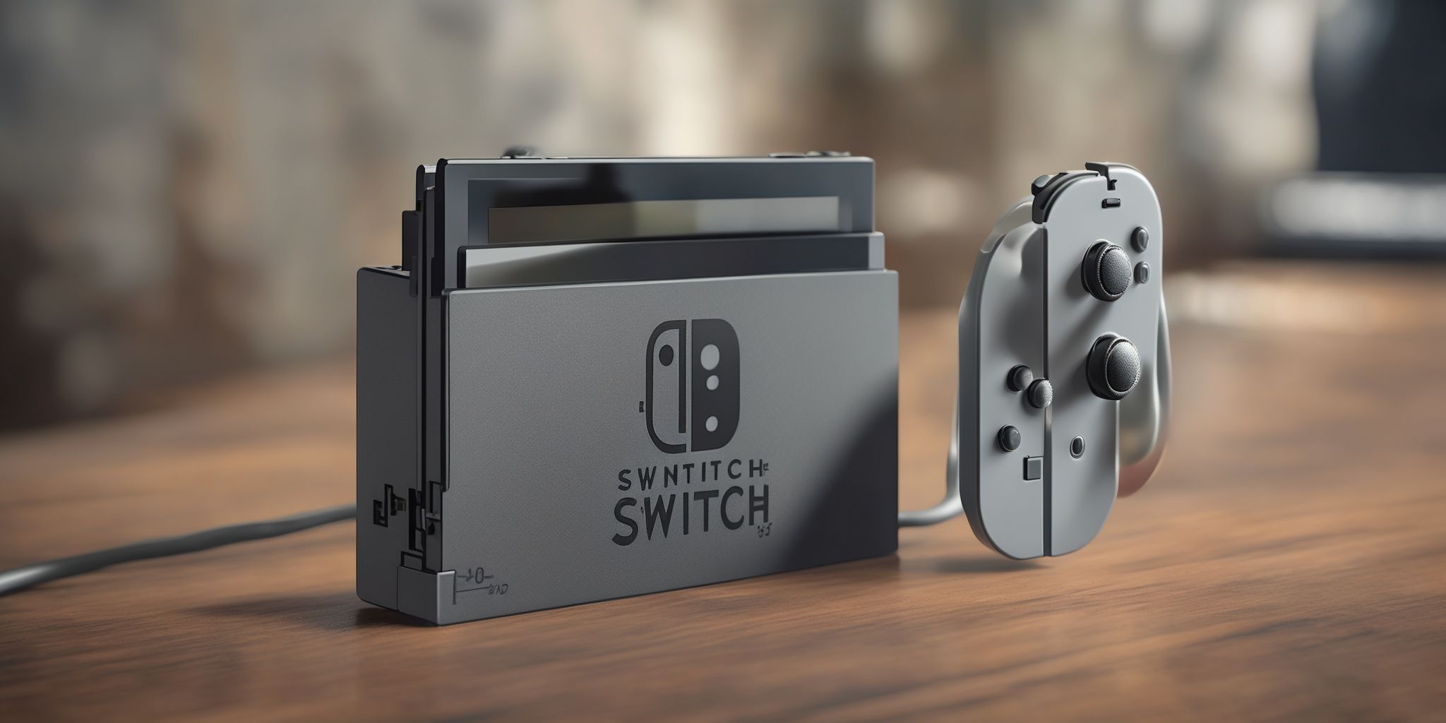 Switch  in realistic, photographic style
