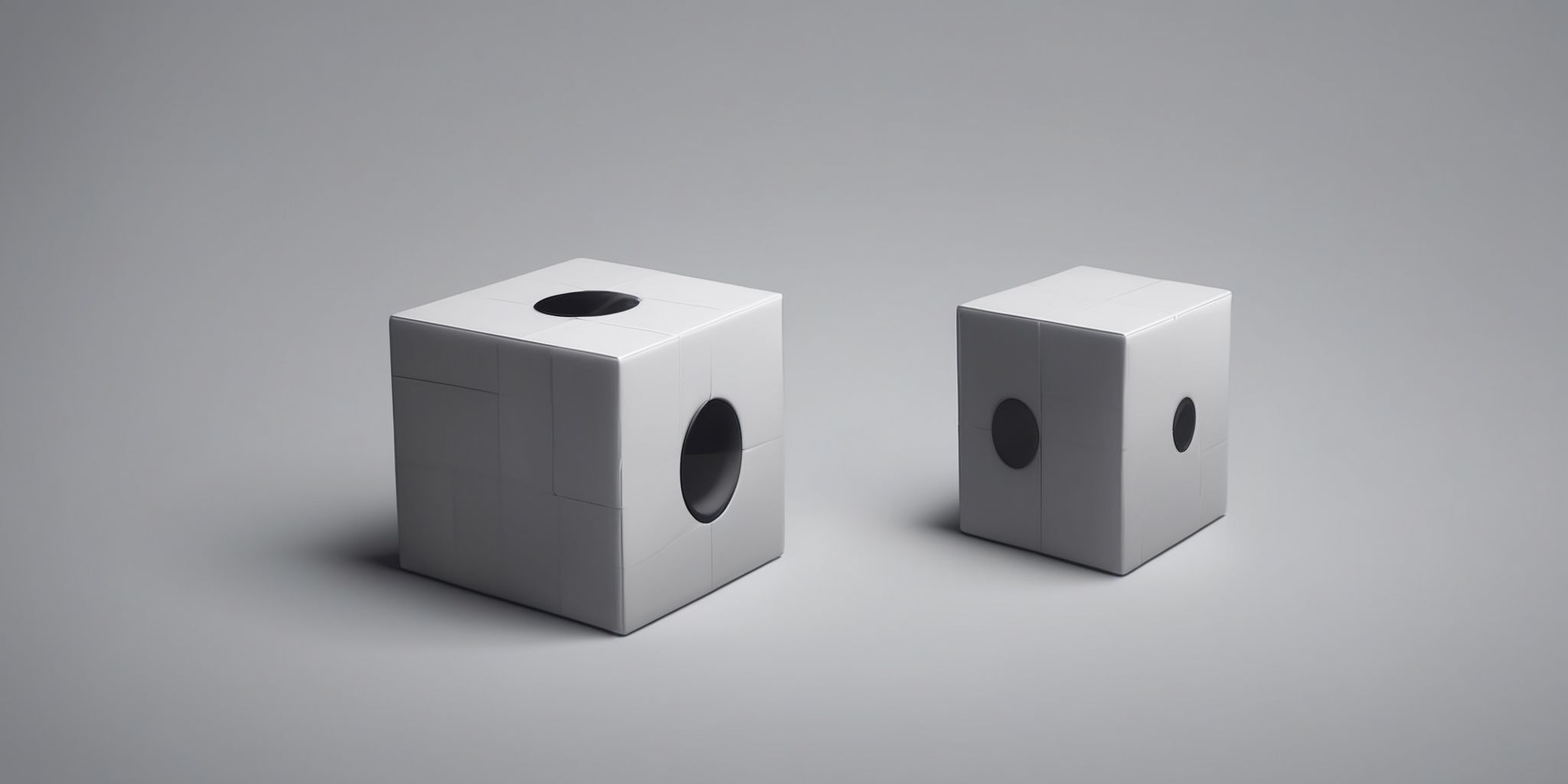 Cube  in realistic, photographic style