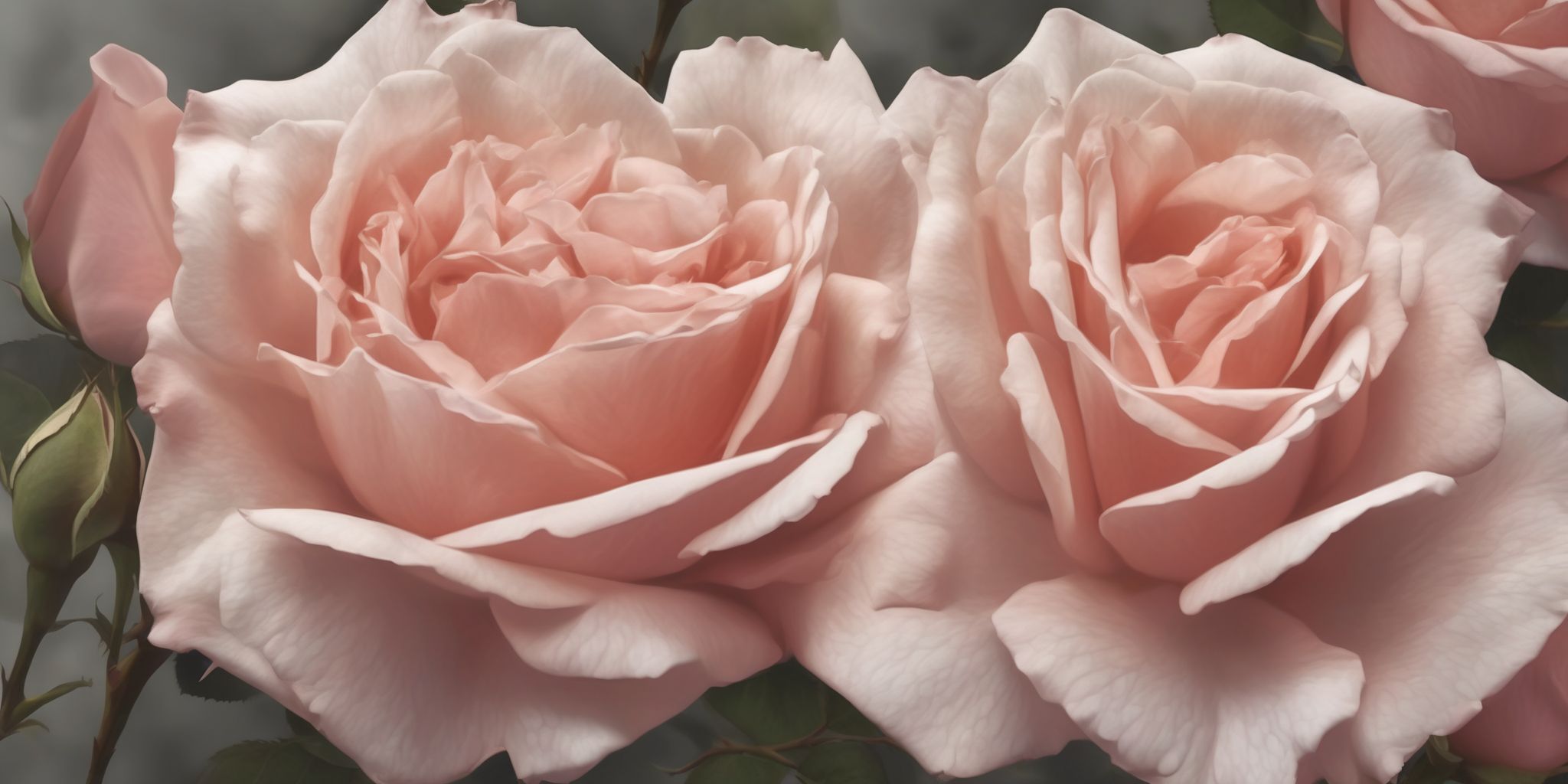 Rose  in realistic, photographic style