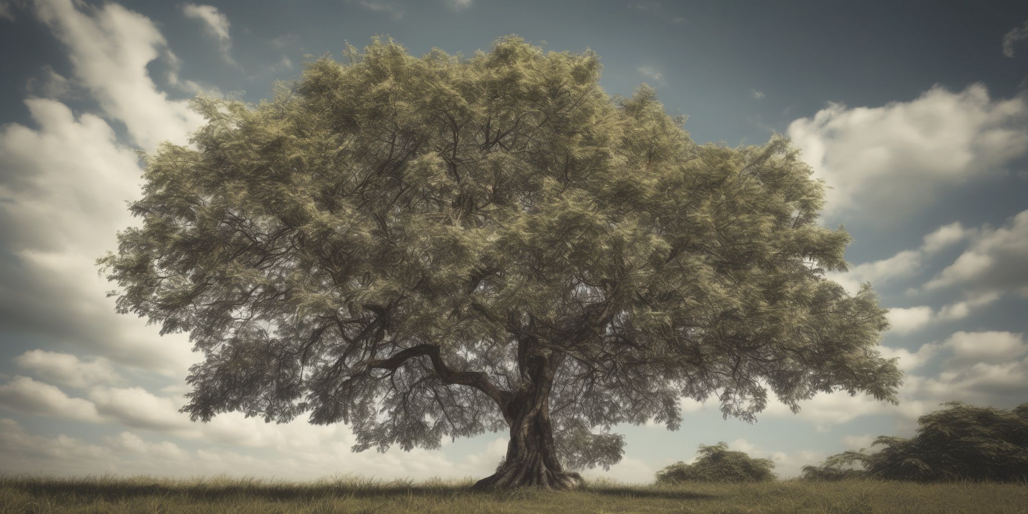 Tree  in realistic, photographic style