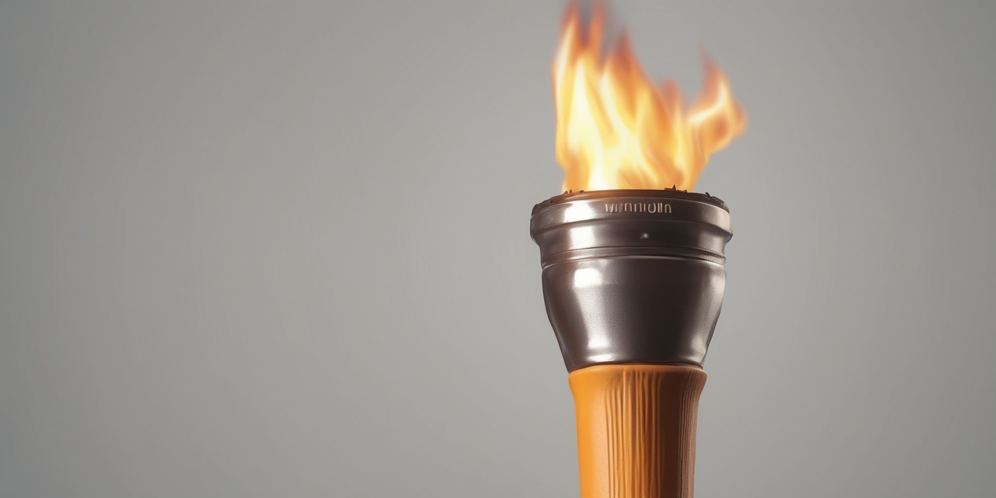 Torch  in realistic, photographic style