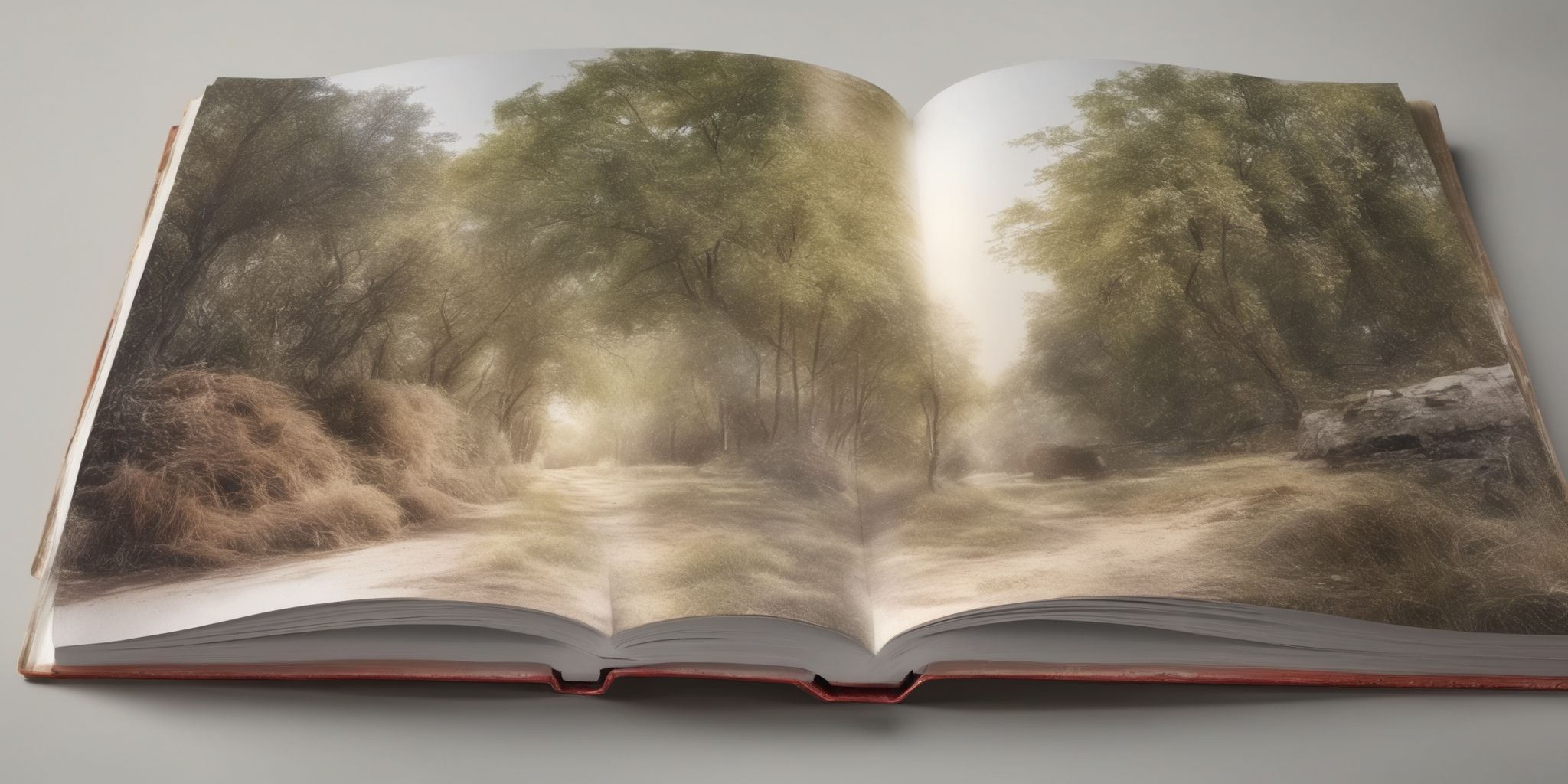 Book  in realistic, photographic style