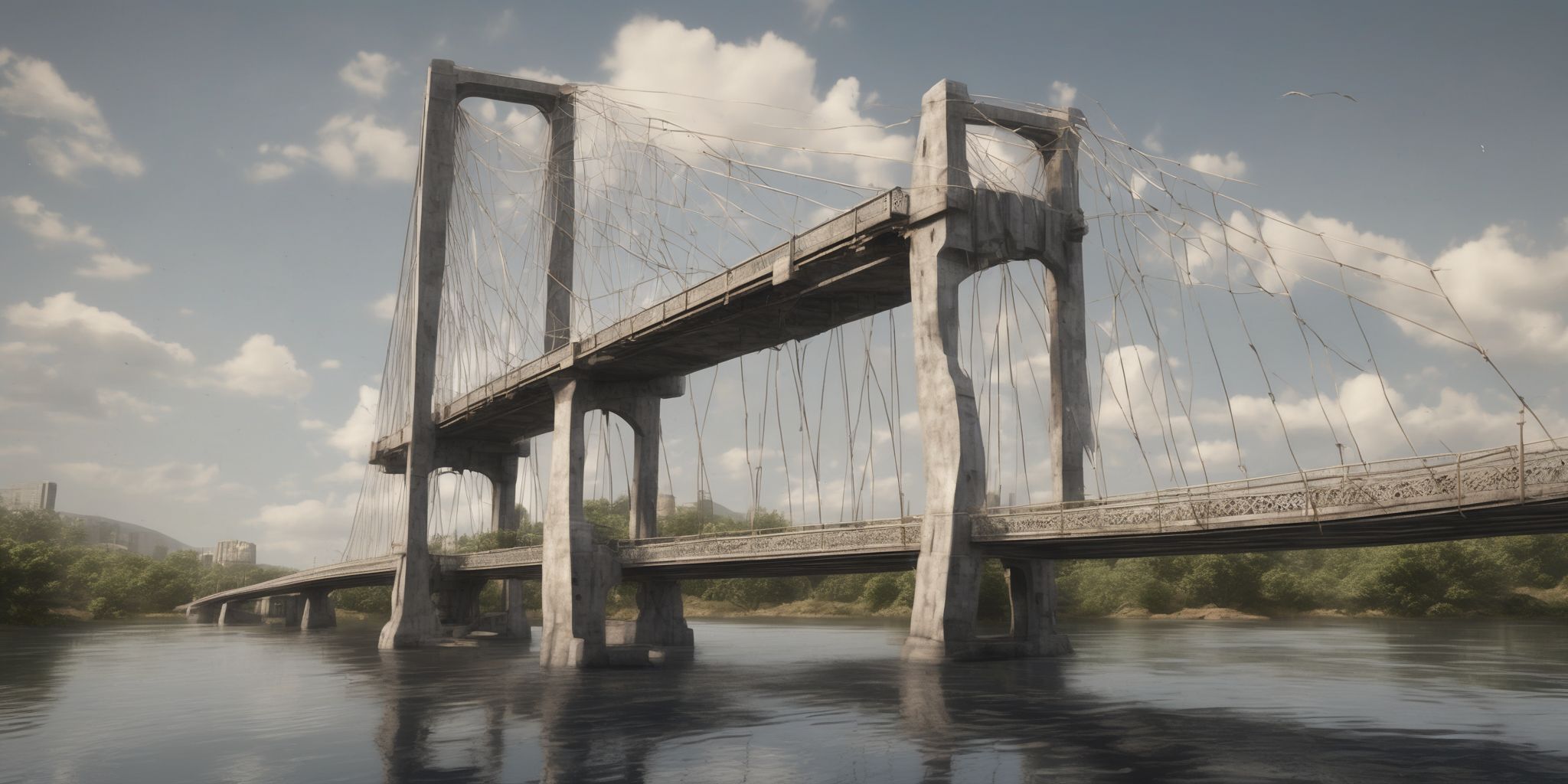 Bridge  in realistic, photographic style