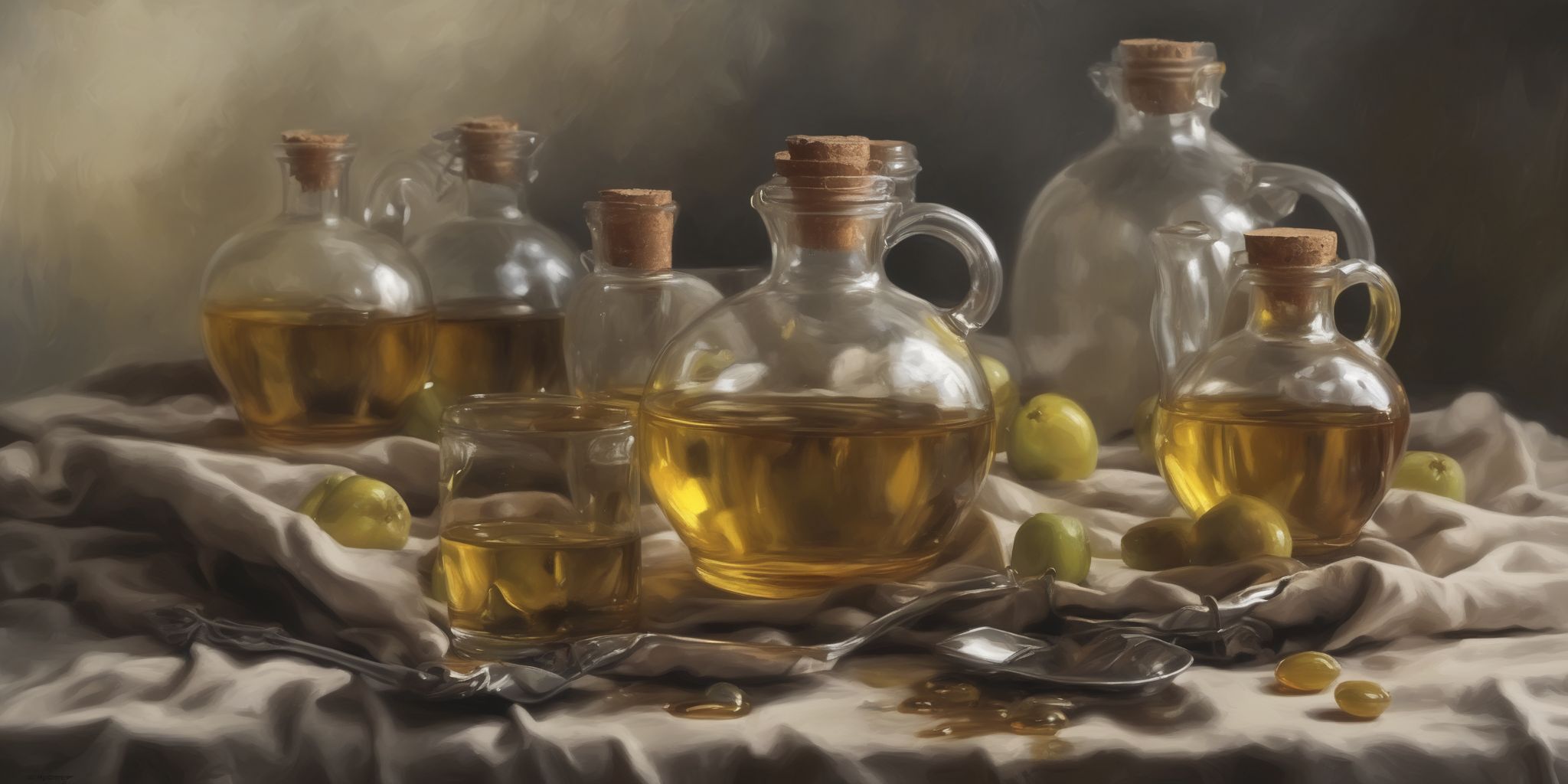 Oil  in realistic, photographic style