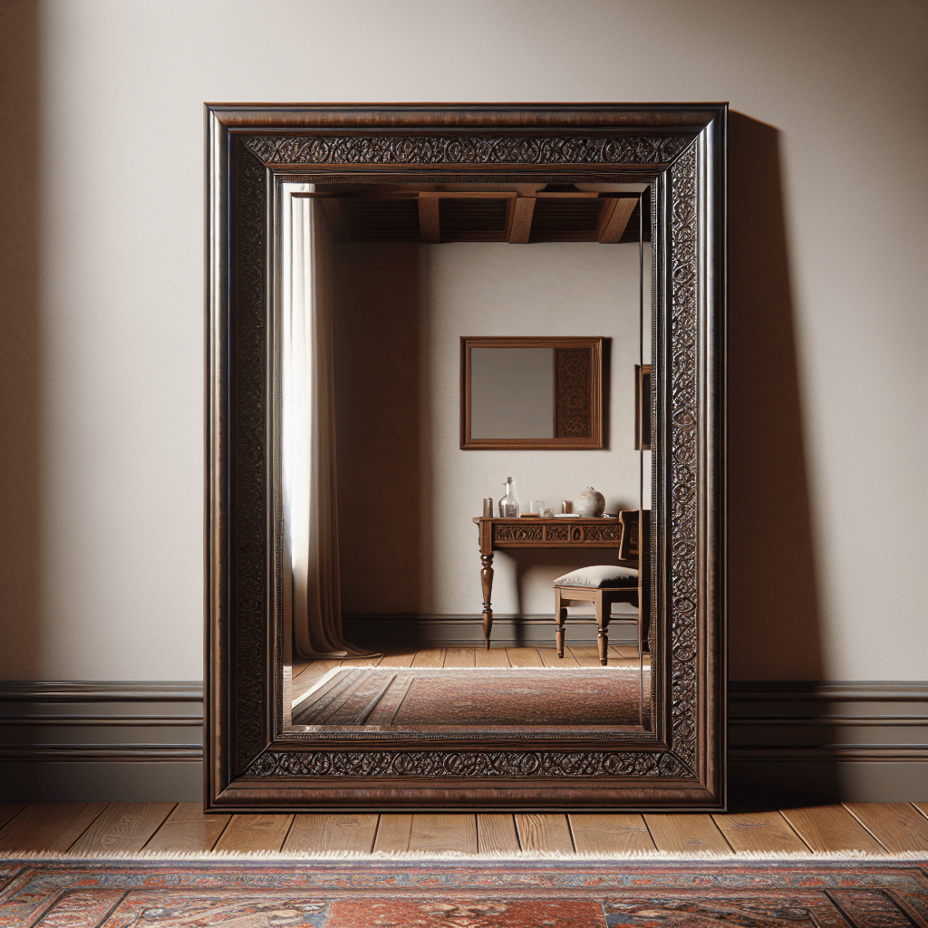 Mirror  in realistic, photographic style