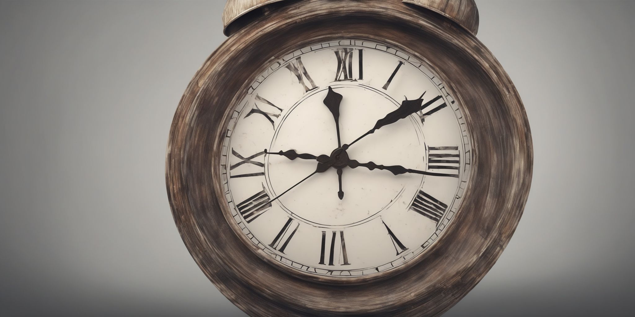 Clock  in realistic, photographic style