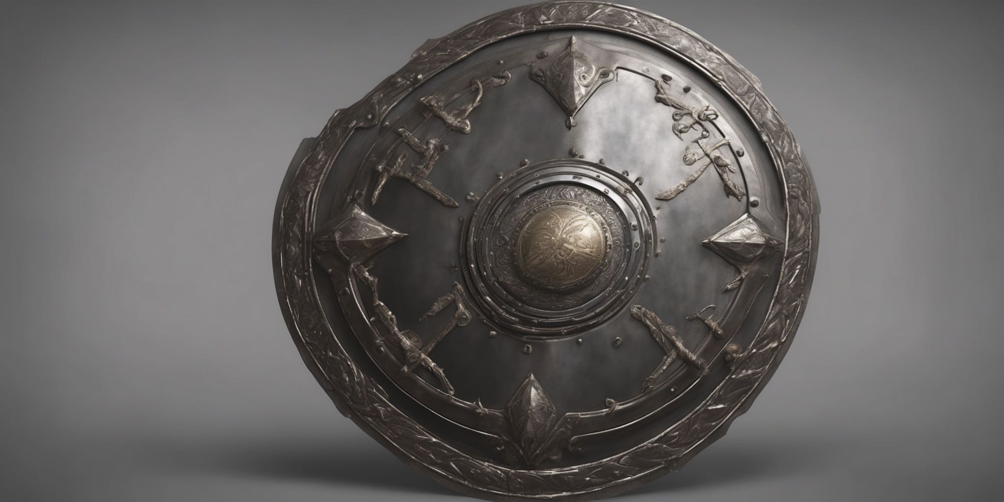 Shield  in realistic, photographic style