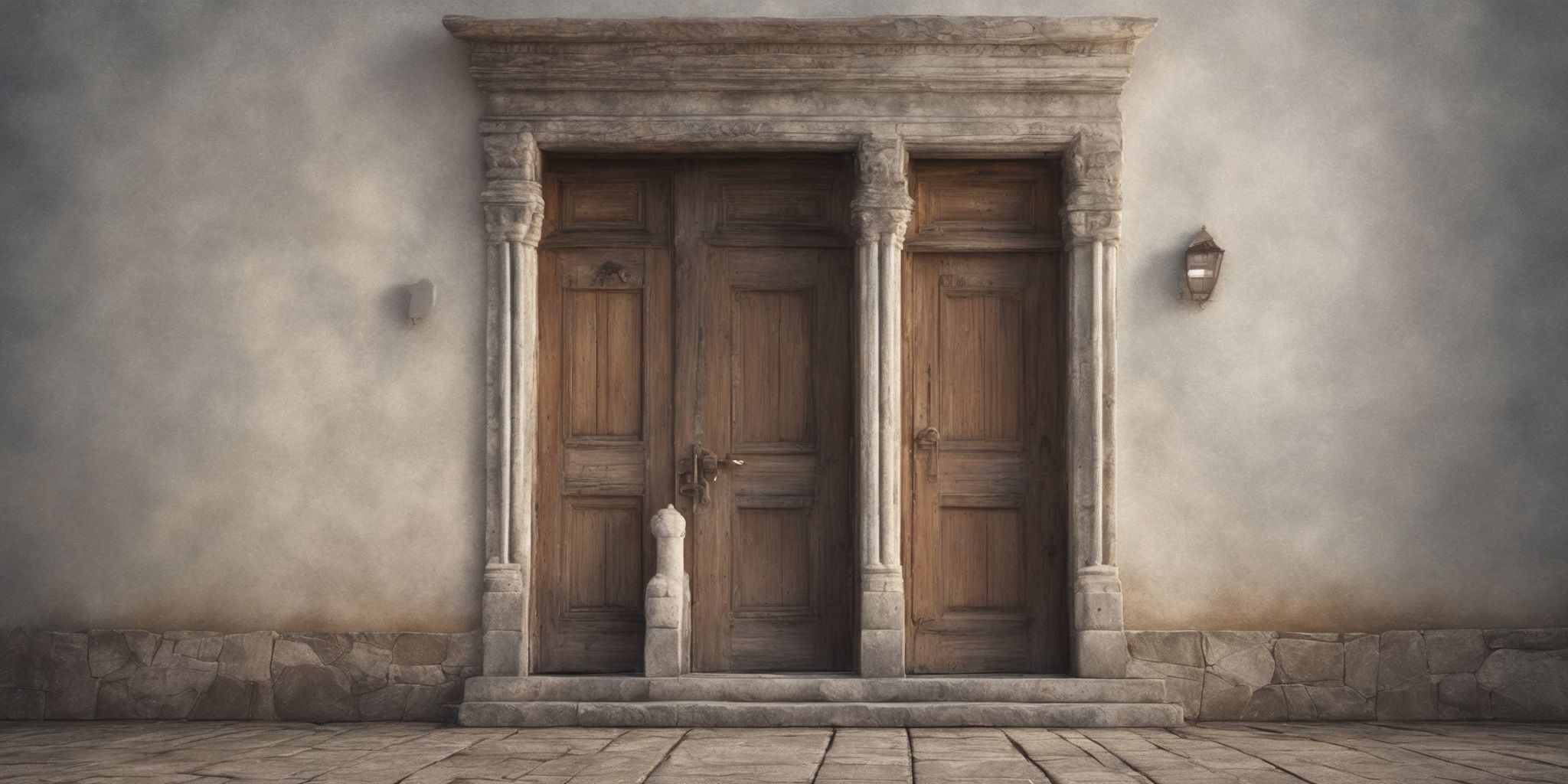 Doorway  in realistic, photographic style