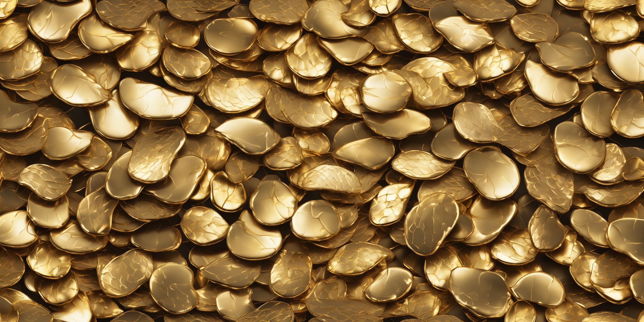 Golden scales  in realistic, photographic style