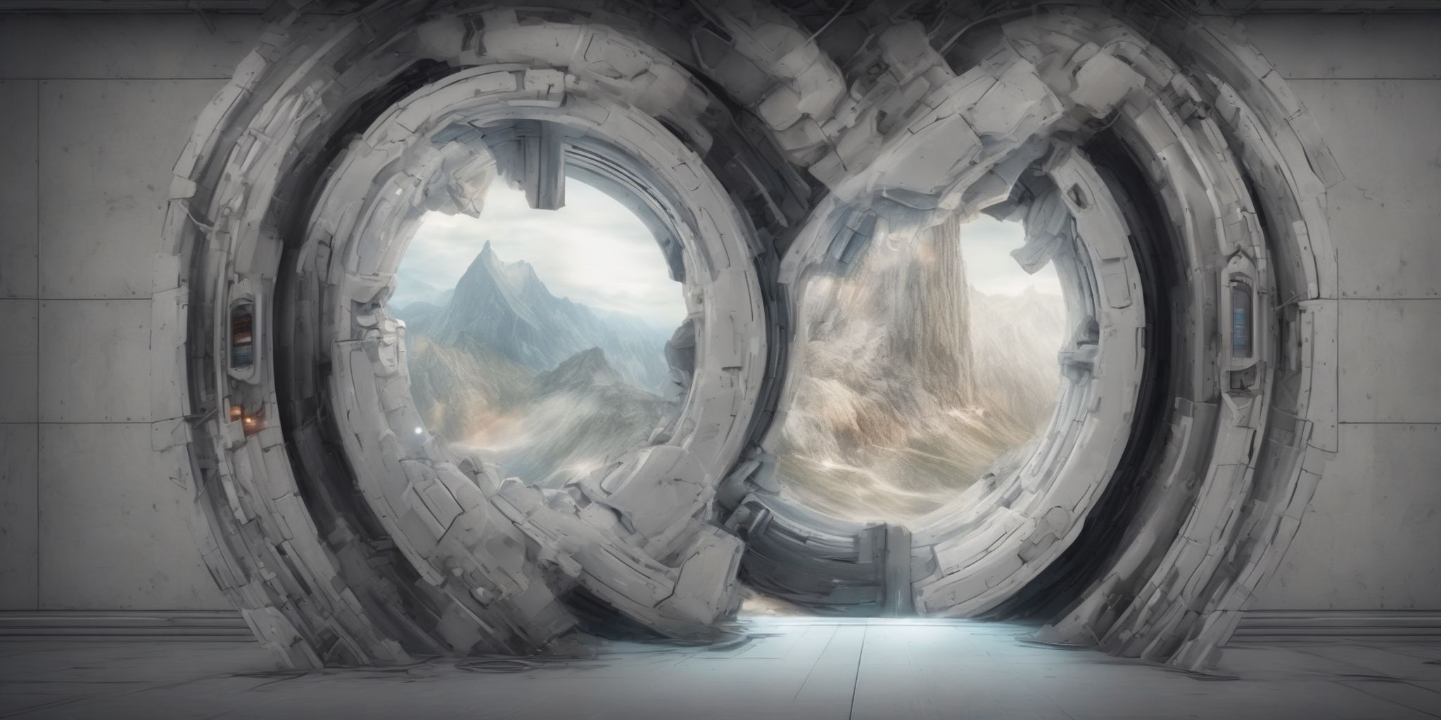 Portal  in realistic, photographic style