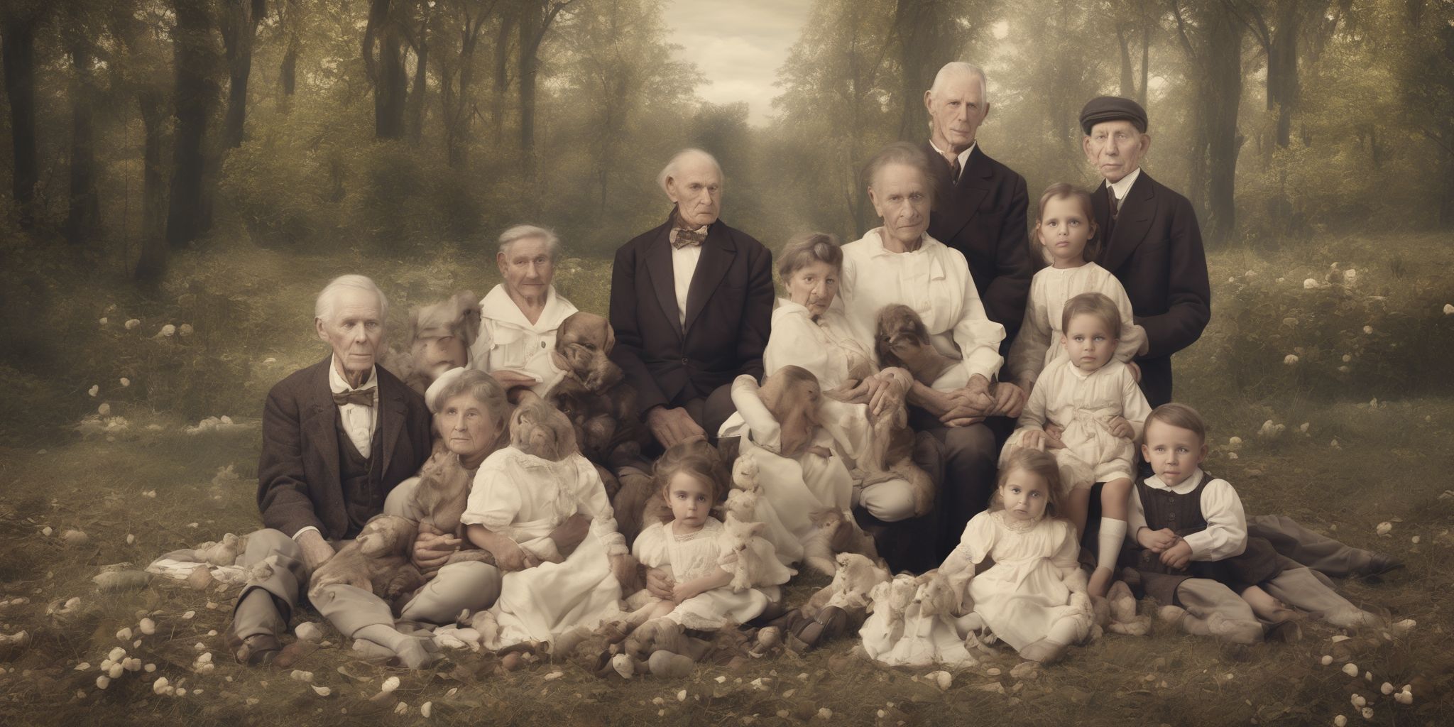 Inheritance  in realistic, photographic style