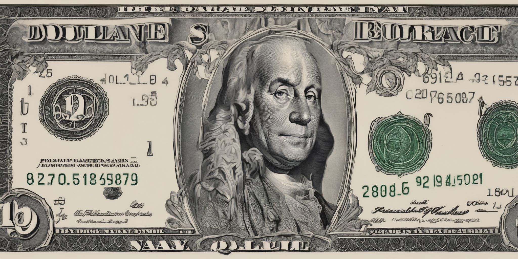 Dollar  in realistic, photographic style