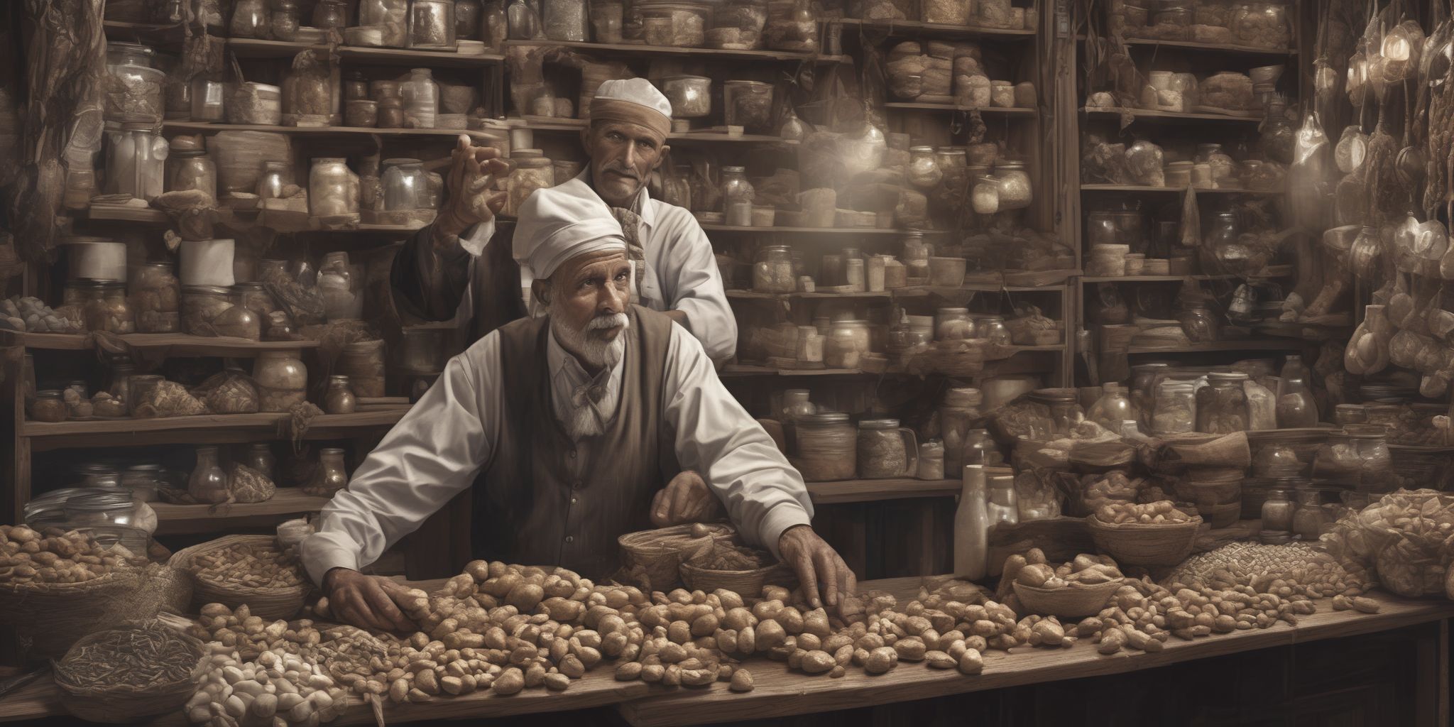 Trader  in realistic, photographic style