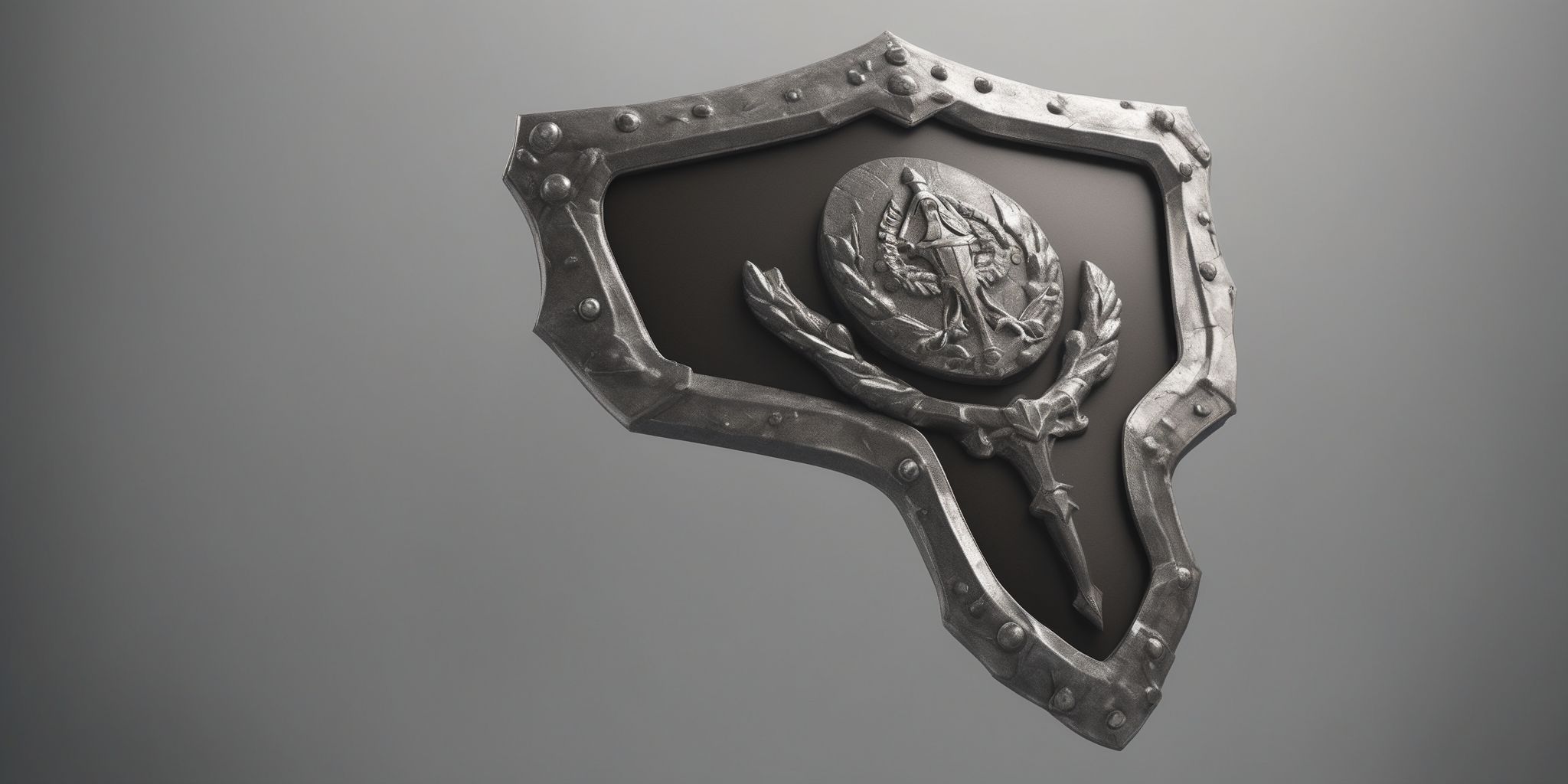 Shield  in realistic, photographic style