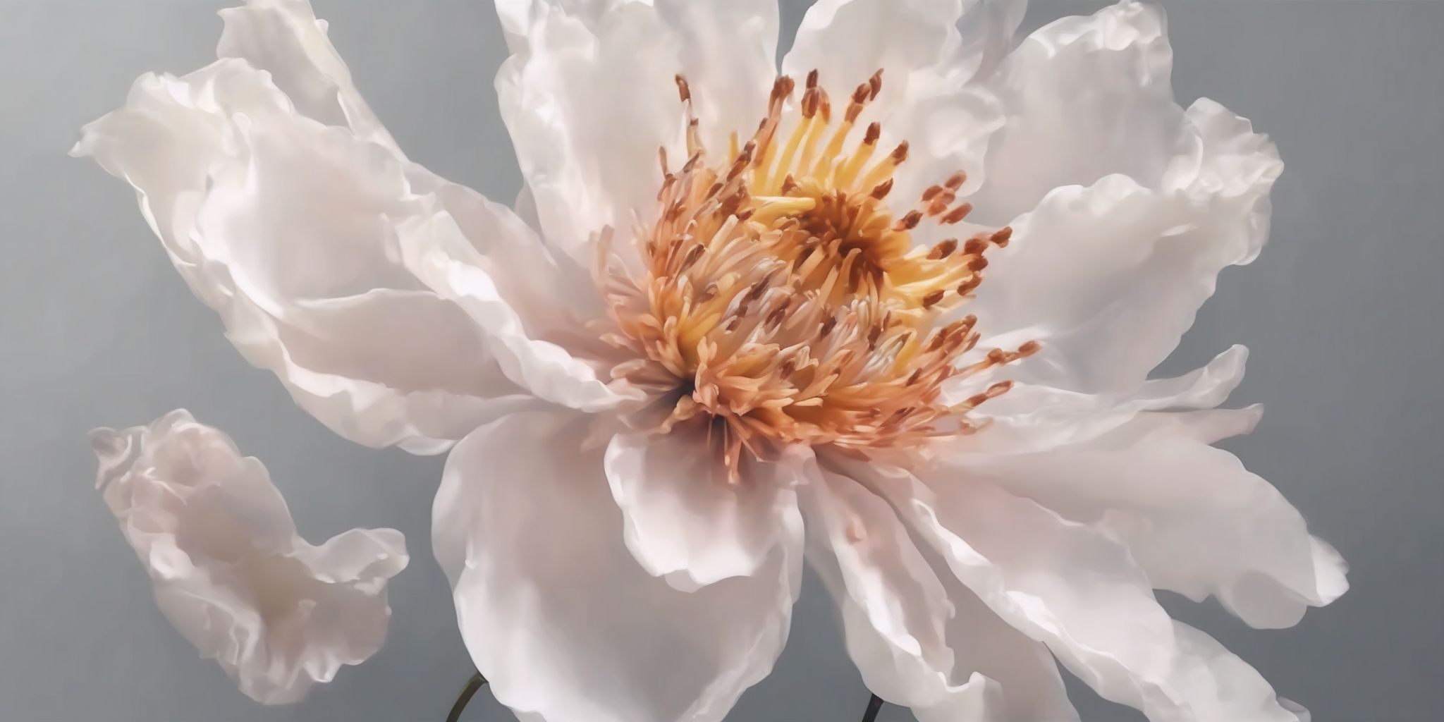 Blooming flower  in realistic, photographic style