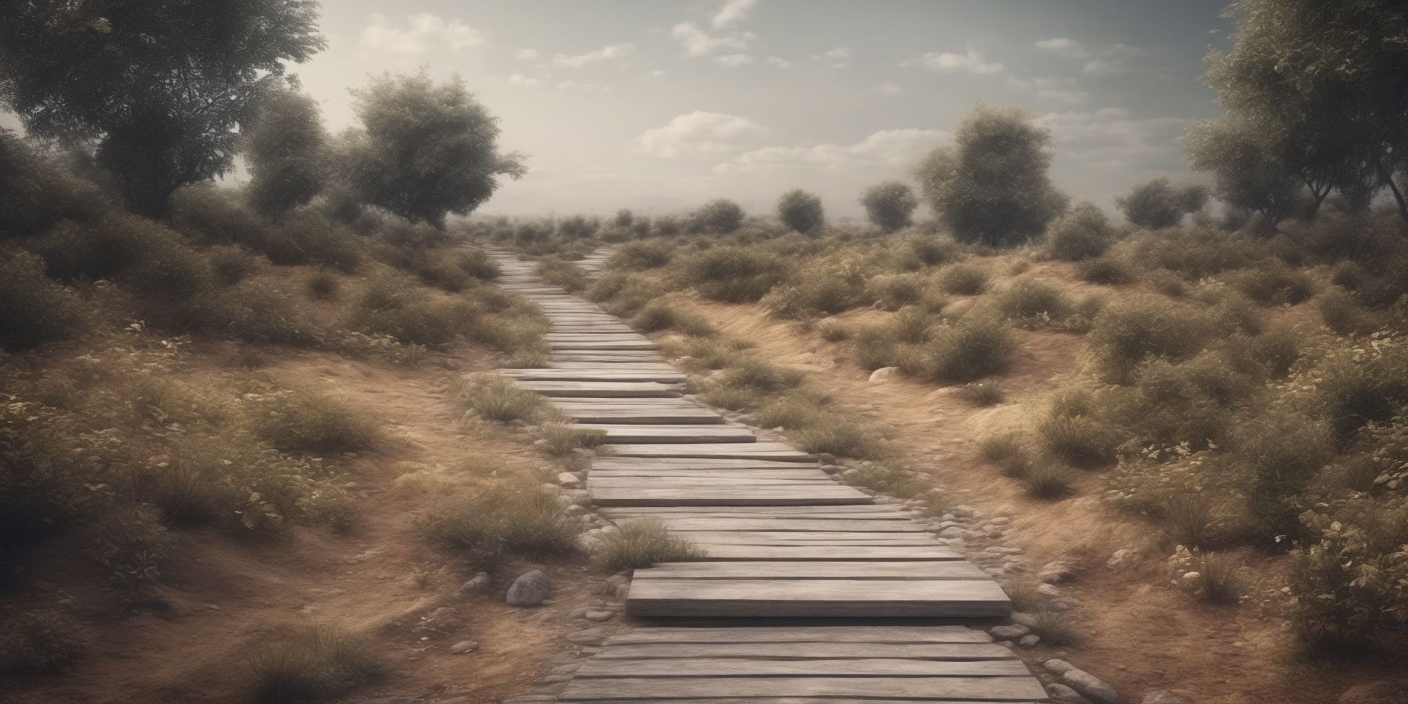 Pathway  in realistic, photographic style