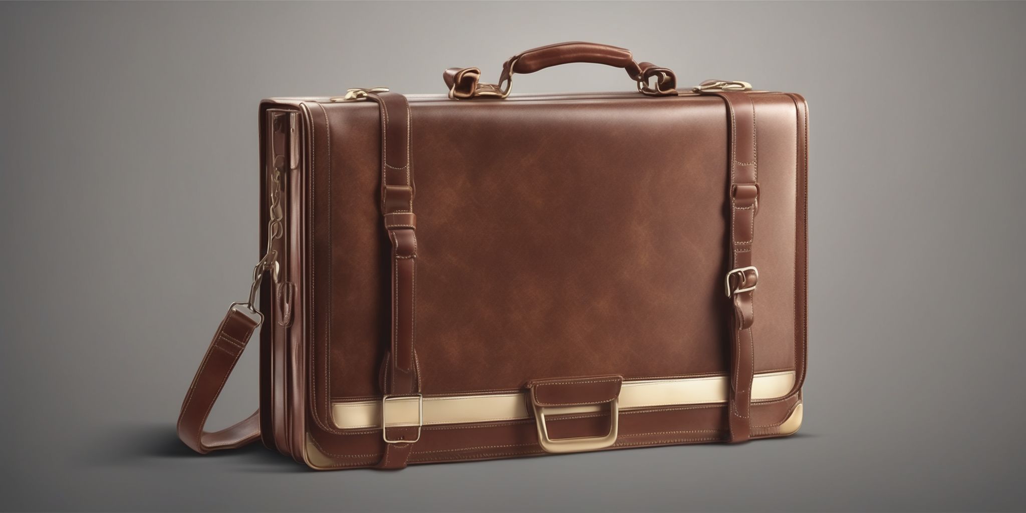 Briefcase  in realistic, photographic style