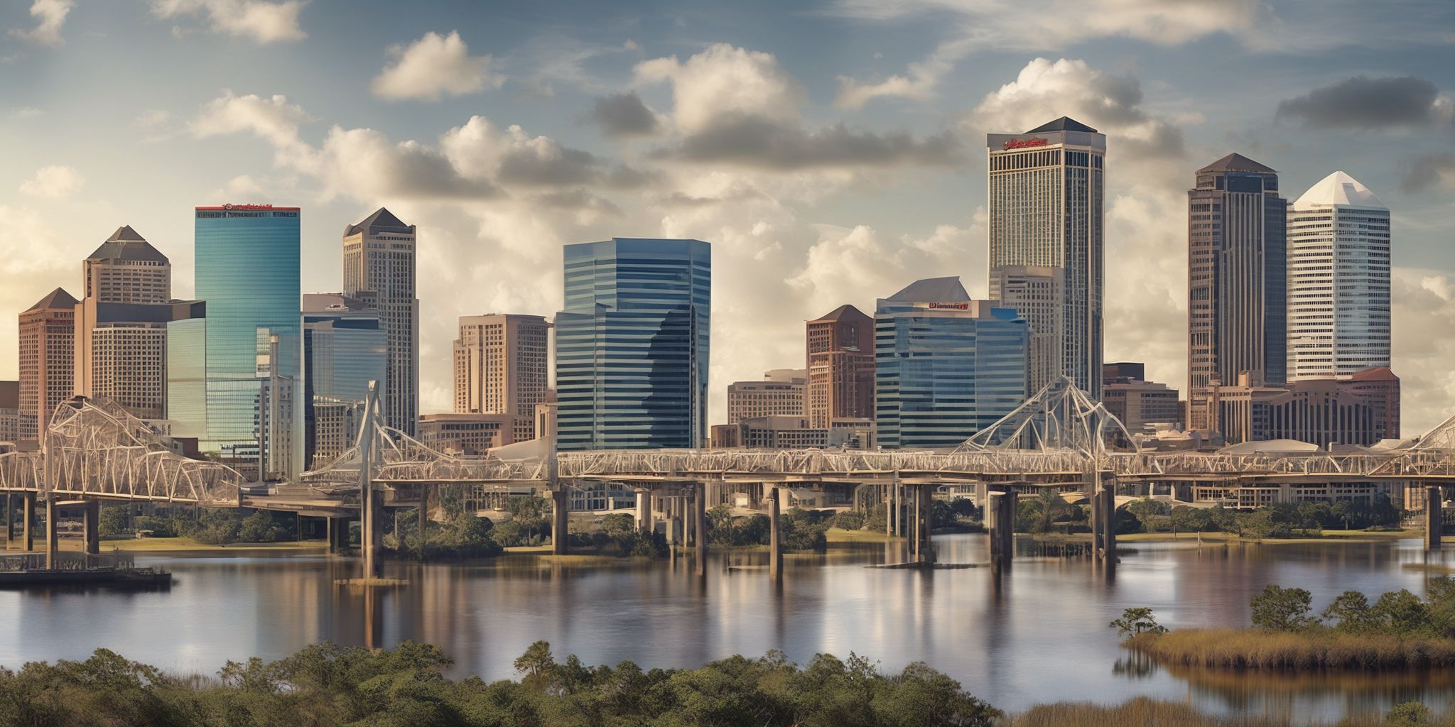 Jacksonville: Location  in realistic, photographic style